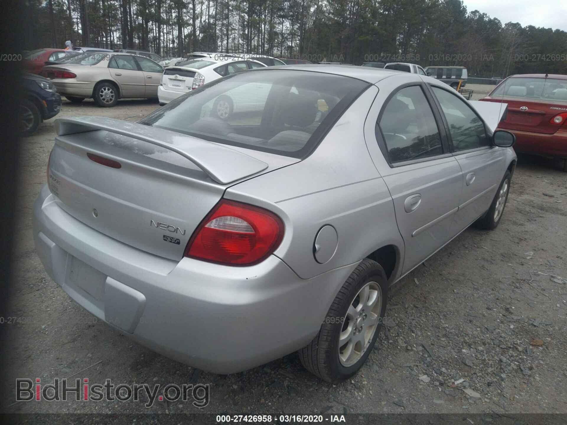 2004 DODGE NEON - VIN: 1B3ES56C34D608500 - Фото 4