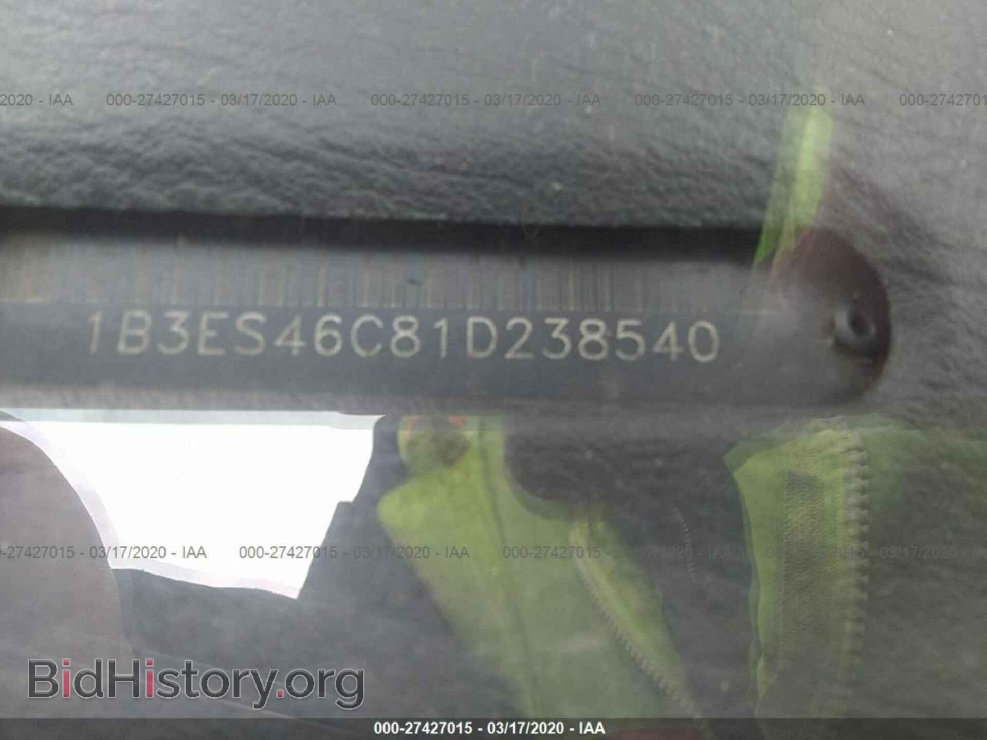 2001 DODGE NEON - VIN: 1B3ES46C81D238540 - Photo 9