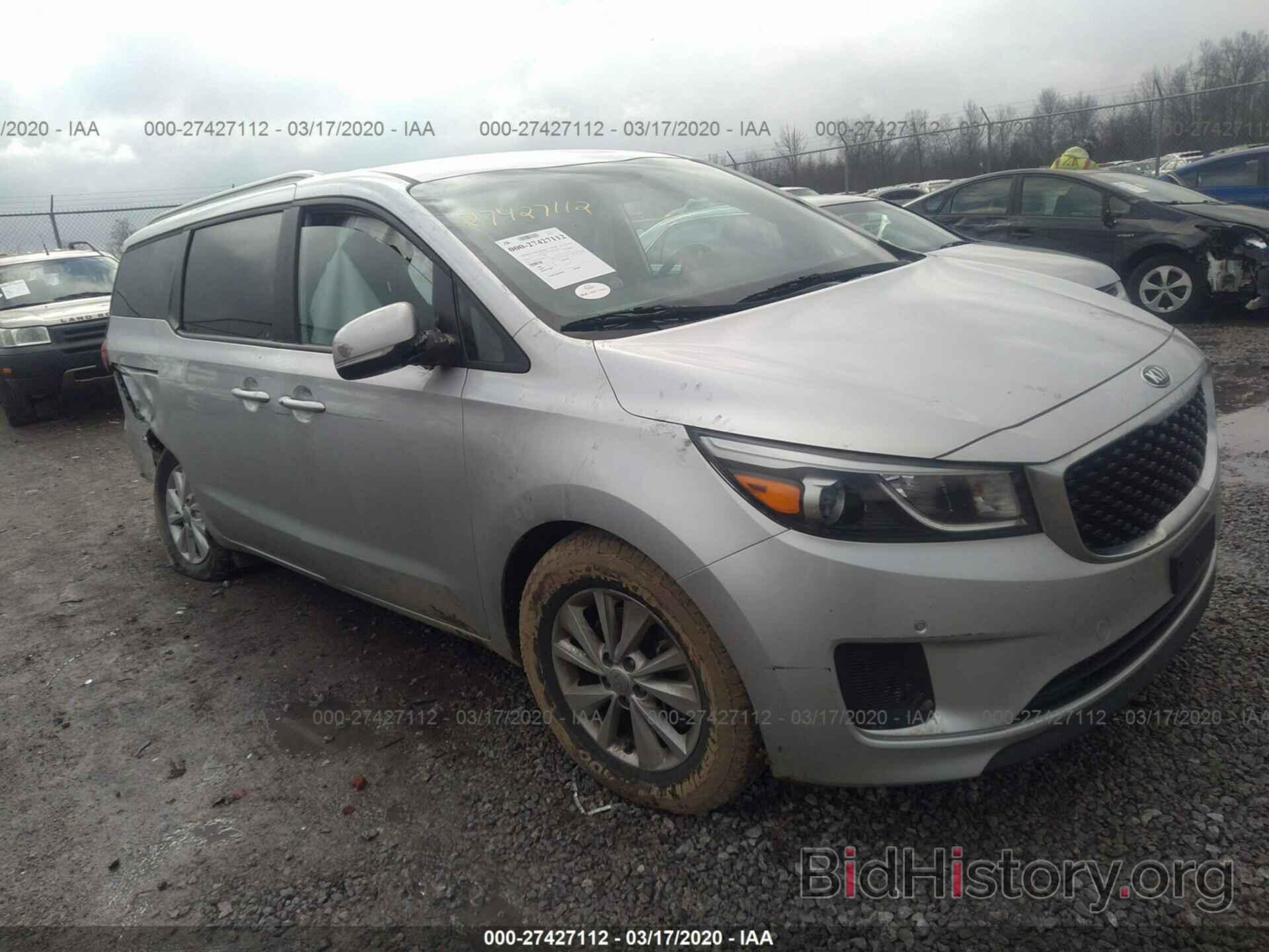 Photo KNDMB5C14H6265929 - KIA SEDONA 2017