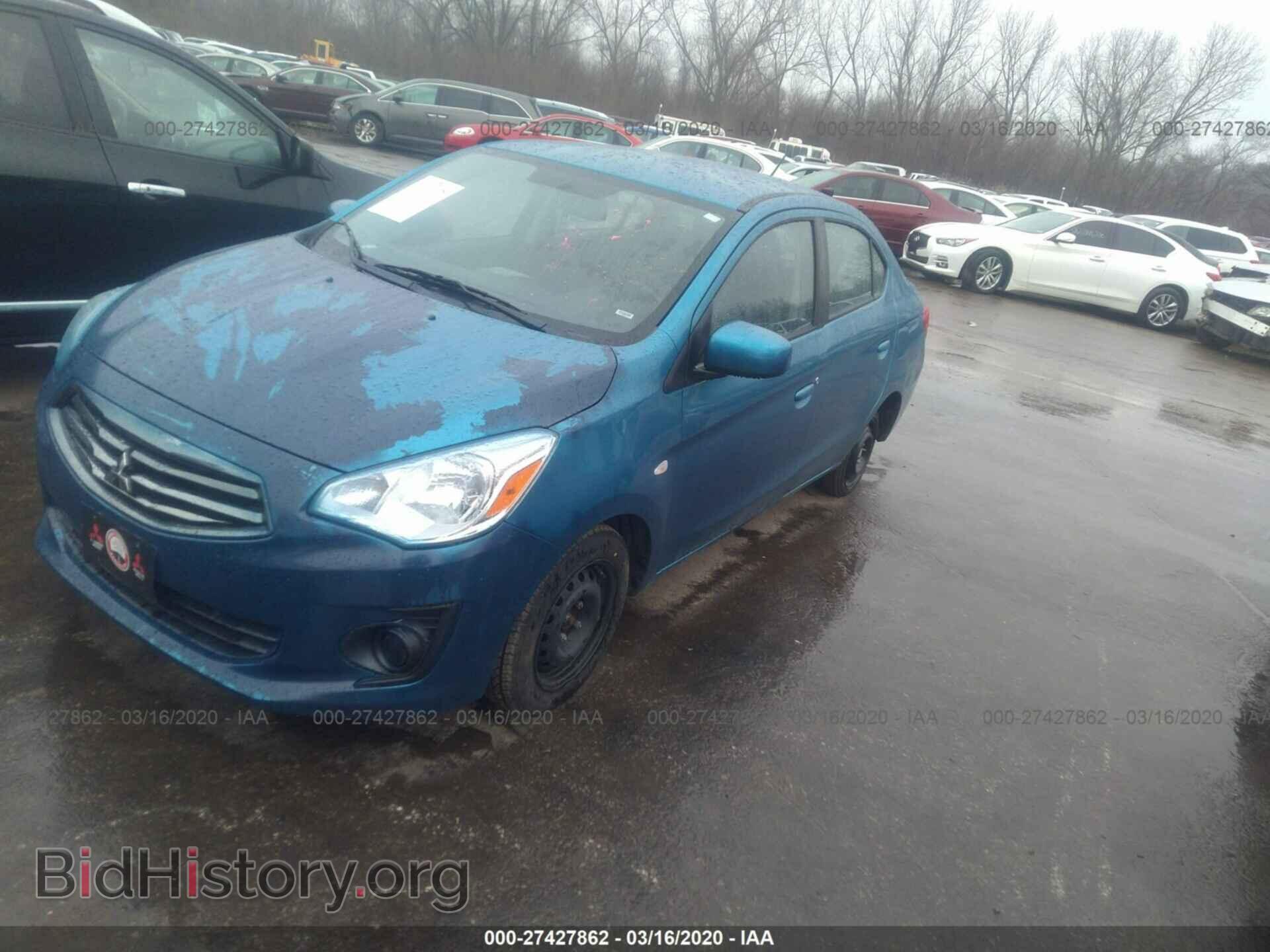2017 MITSUBISHI MIRAGE - VIN: ML32F3FJ0HHF12448 - Фото 2