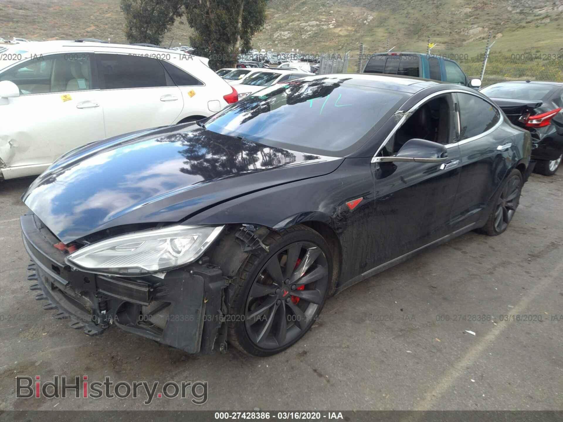2014 TESLA MODEL S - VIN: 5YJSA1H26EFP65675 - Photo 2