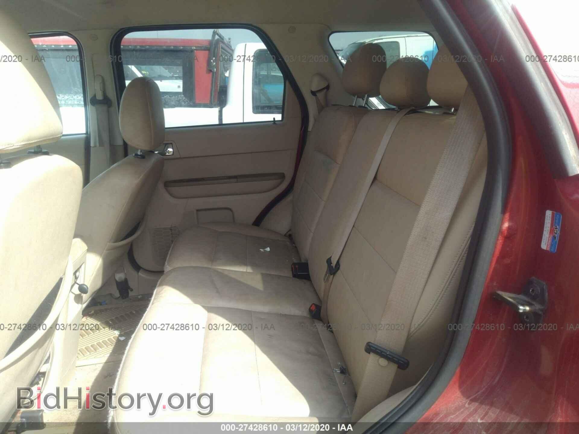 2008 FORD ESCAPE - VIN: 1FMCU04188KE03417 - Фото 8