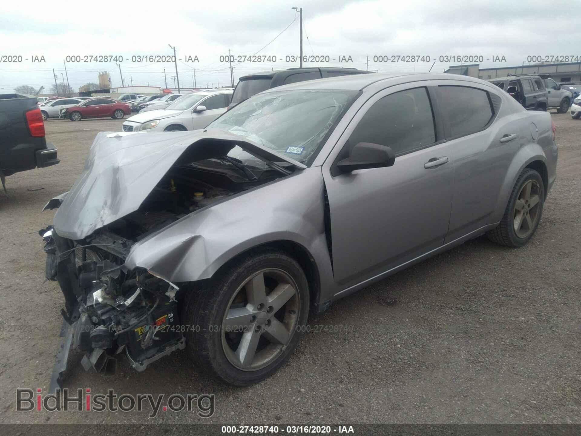 2013 DODGE AVENGER - VIN: 1C3CDZAB9DN596356 - Фото 2