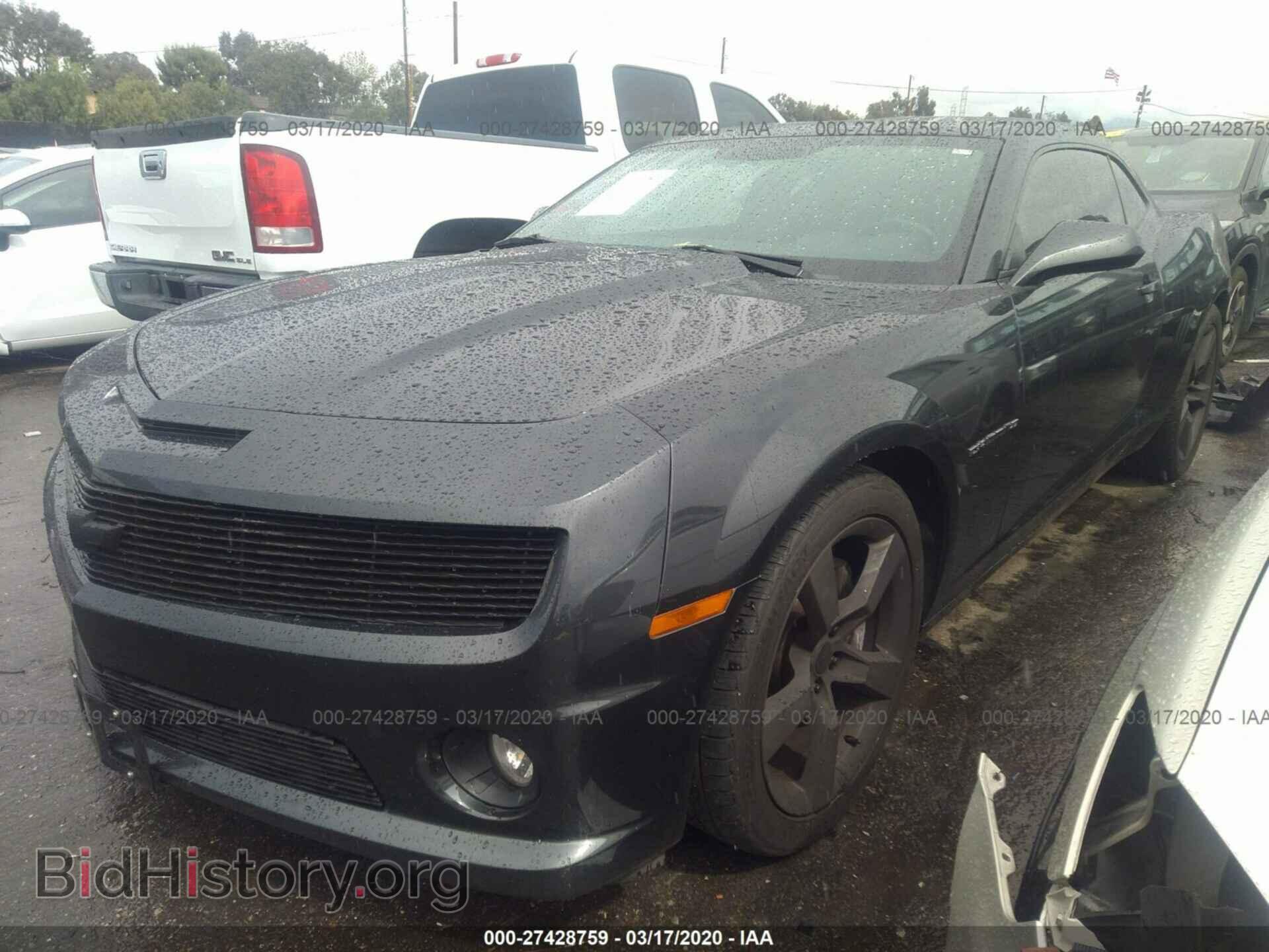 2013 CHEVROLET CAMARO - VIN: 2G1FS1EW1D9136665 - Фото 2