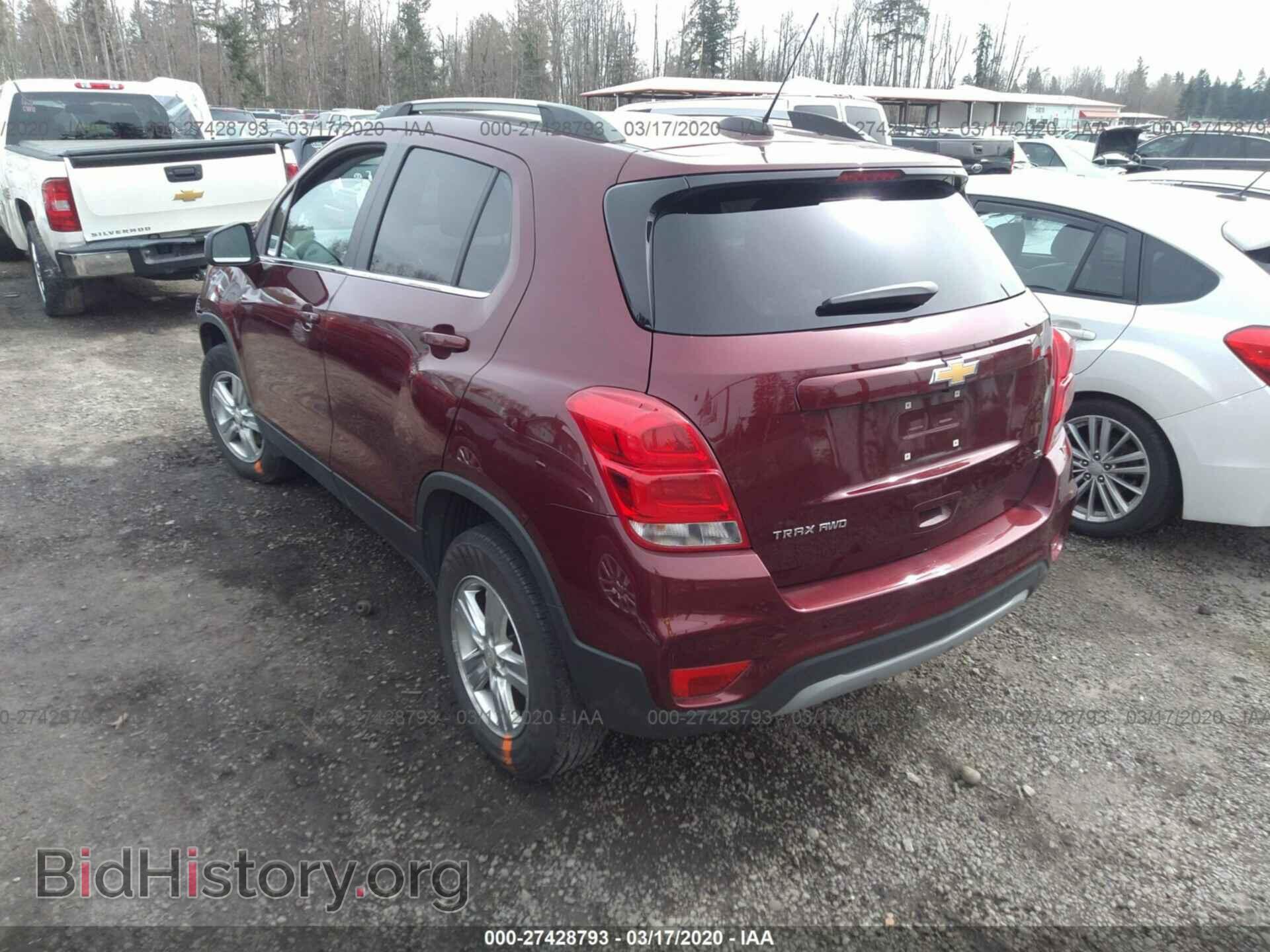 2017 CHEVROLET TRAX - VIN: 3GNCJPSB3HL133620 - Фото 3
