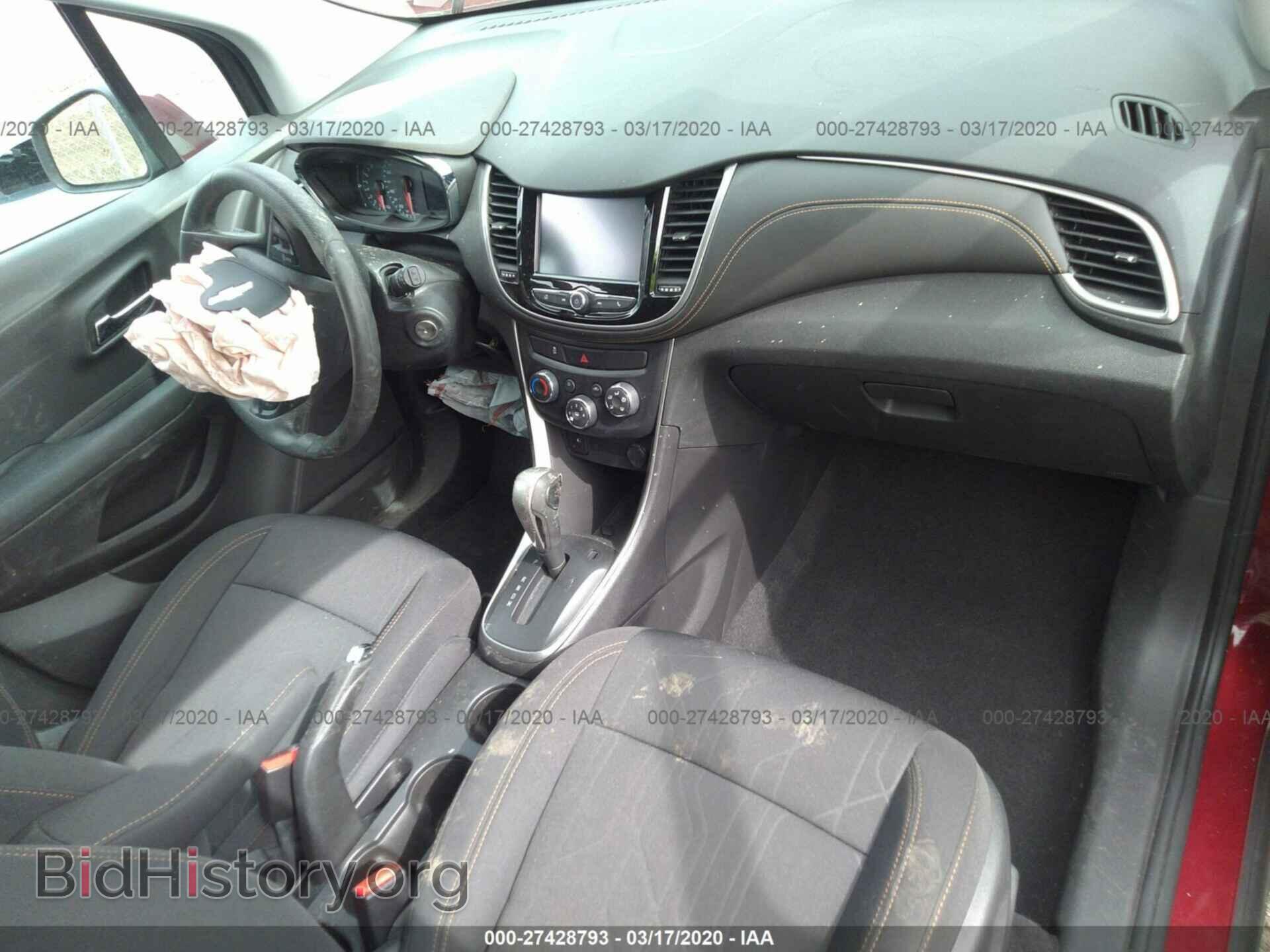 2017 CHEVROLET TRAX - VIN: 3GNCJPSB3HL133620 - Фото 5