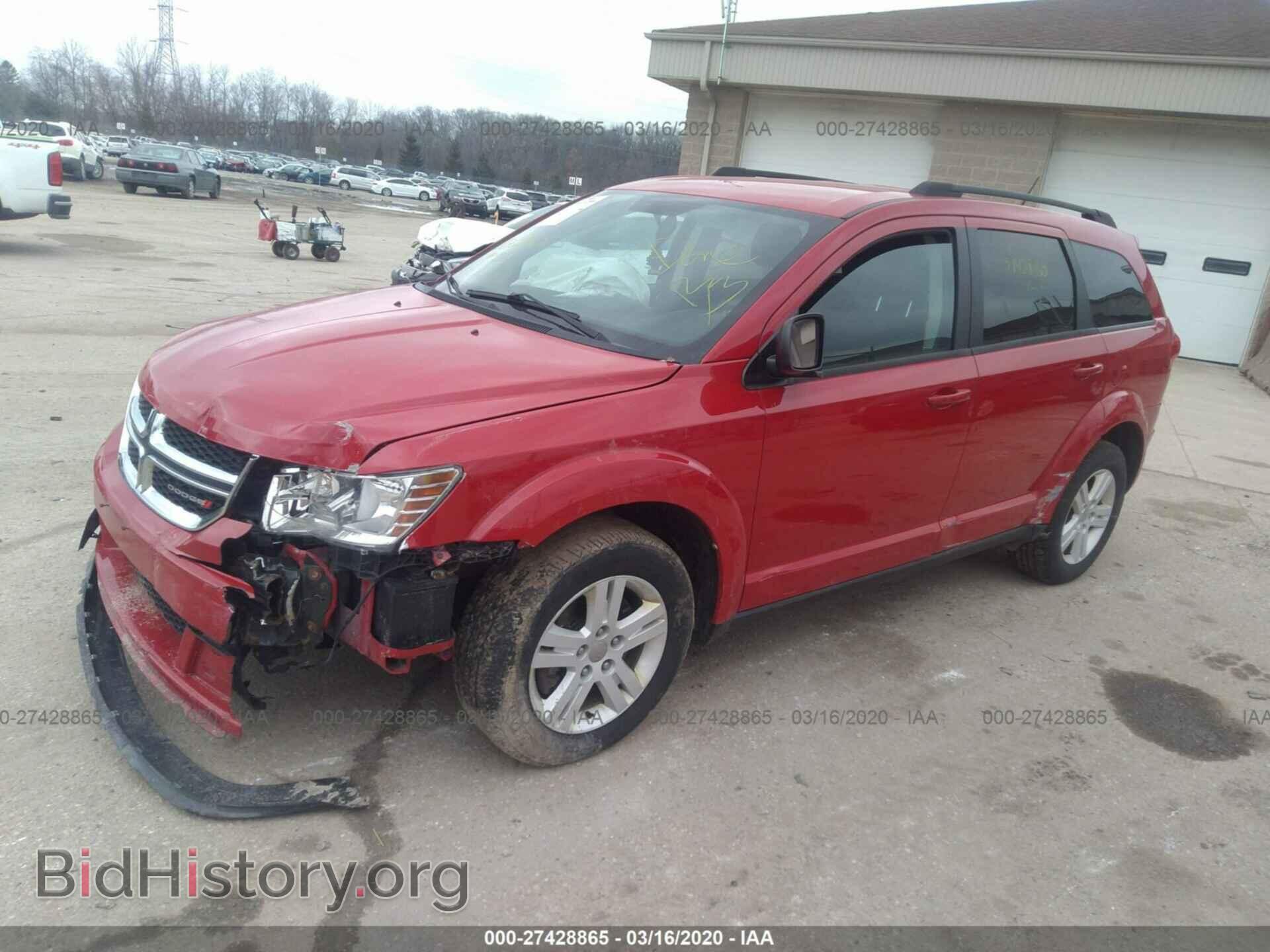 2012 DODGE JOURNEY - VIN: 3C4PDCAB4CT372694 - Фото 2