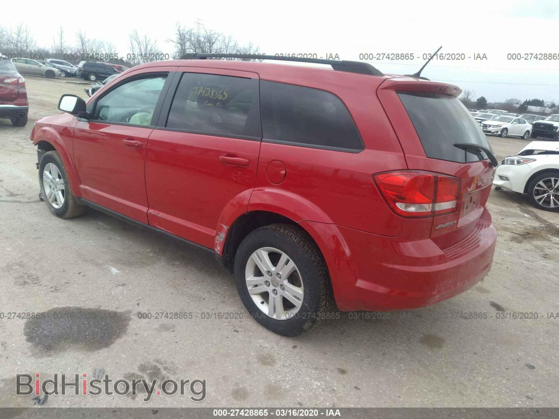 2012 DODGE JOURNEY - VIN: 3C4PDCAB4CT372694 - Фото 3