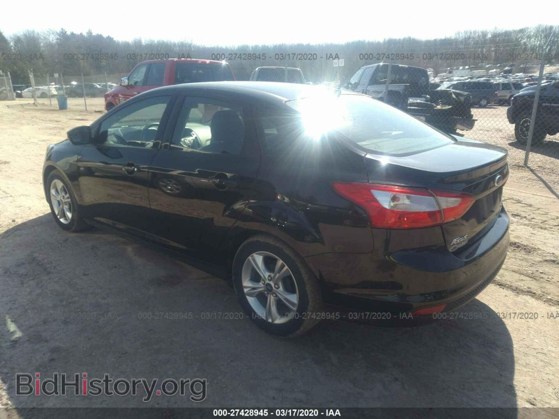 2014 FORD FOCUS - VIN: 1FADP3F2XEL205408 - Фото 3