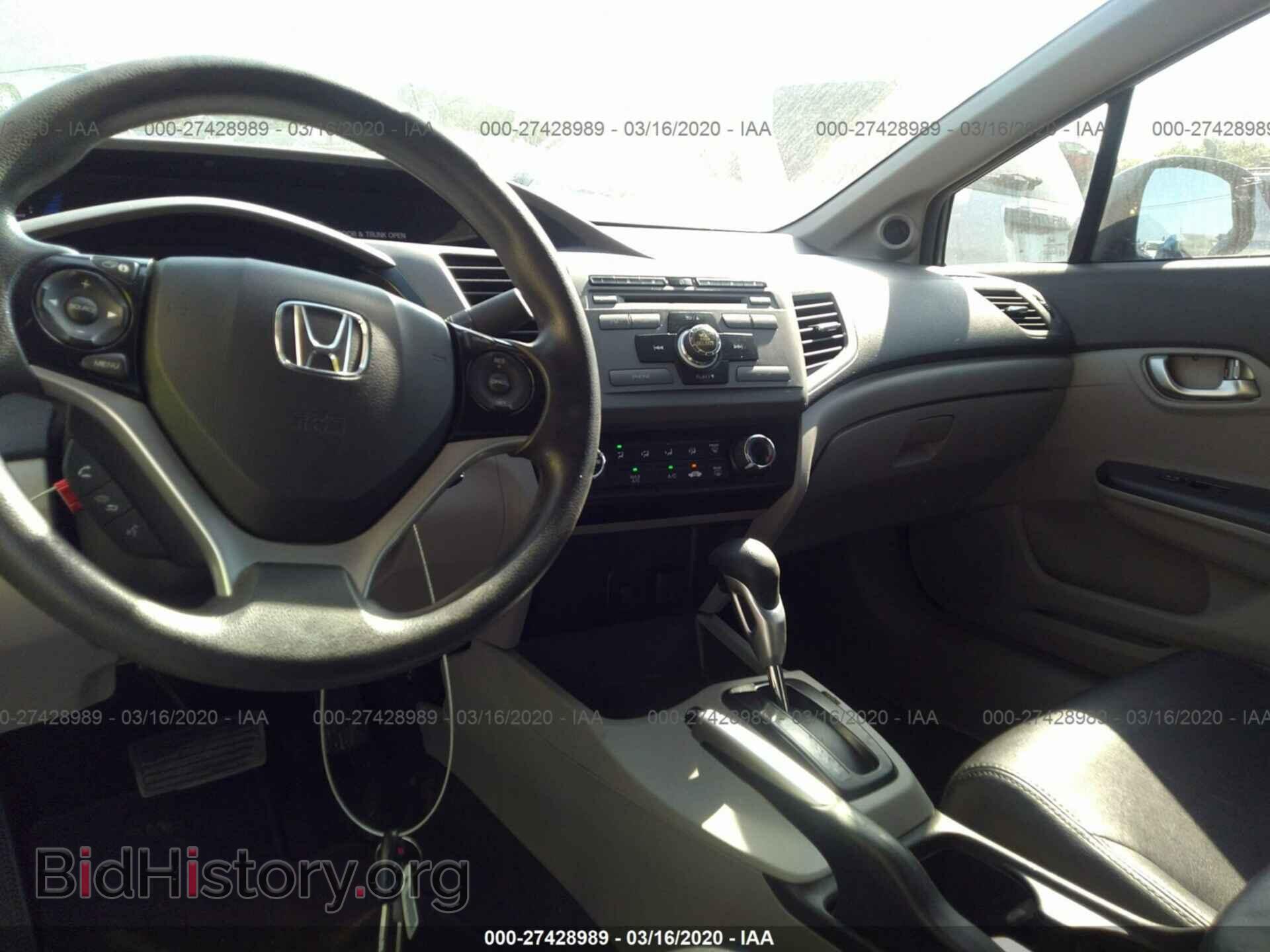 2012 HONDA CIVIC - VIN: 19XFB2F88CE099725 - Фото 5
