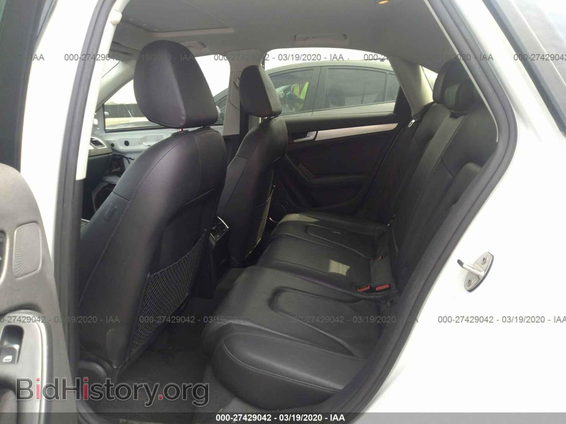 2012 AUDI A4 - VIN: WAUFFAFL5CA114541 - Photo 8