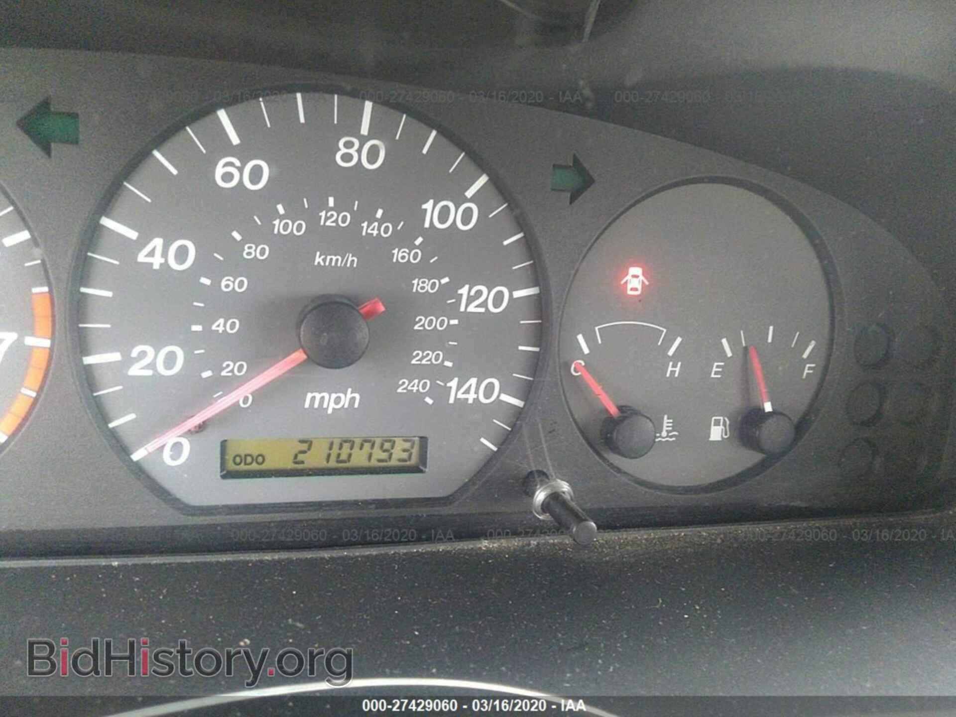2002 MAZDA 626 - VIN: 1YVGF22C125261850 - Фото 7