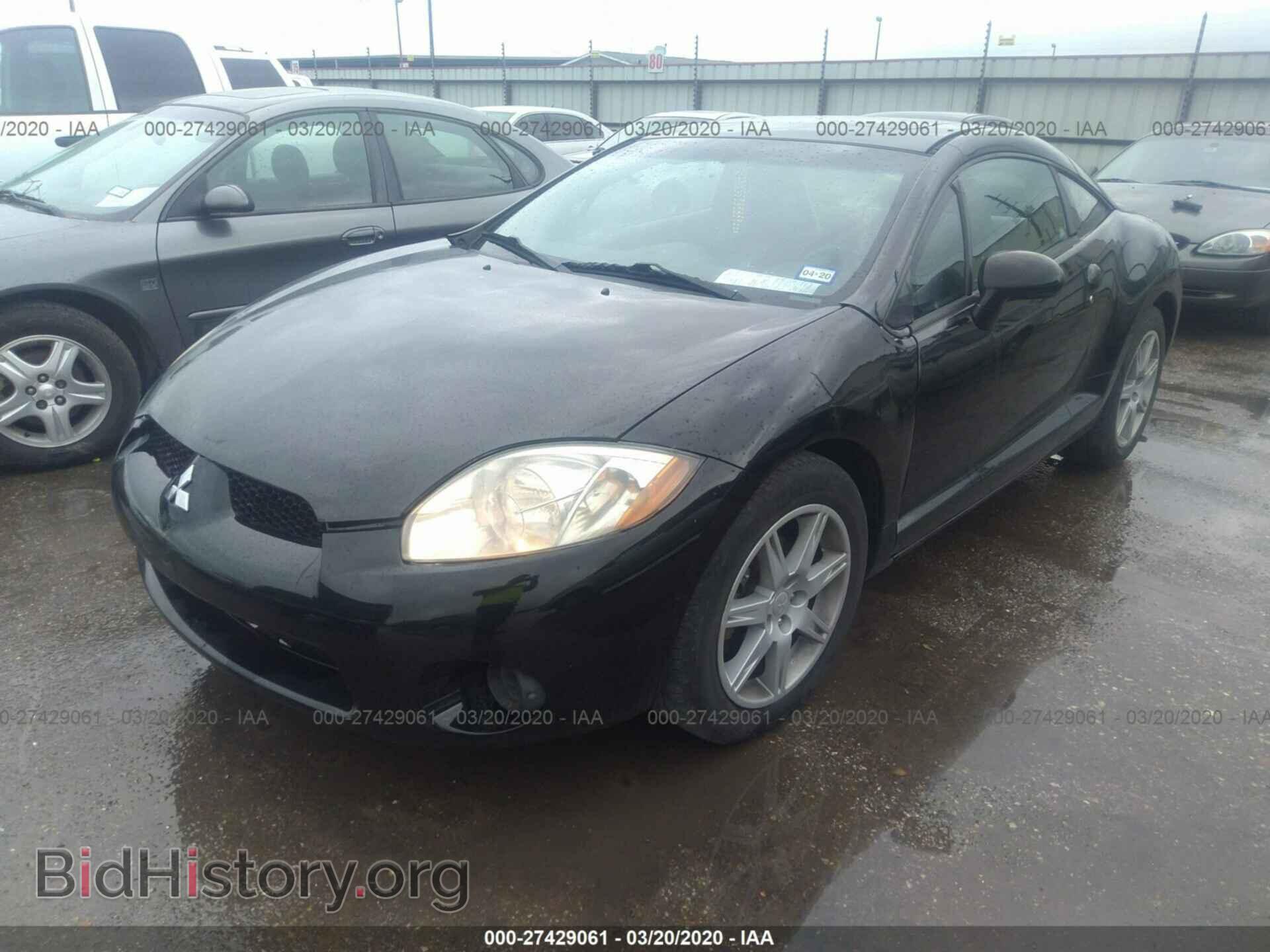 2007 MITSUBISHI ECLIPSE - VIN: 4A3AK64F07E074058 - Фото 2