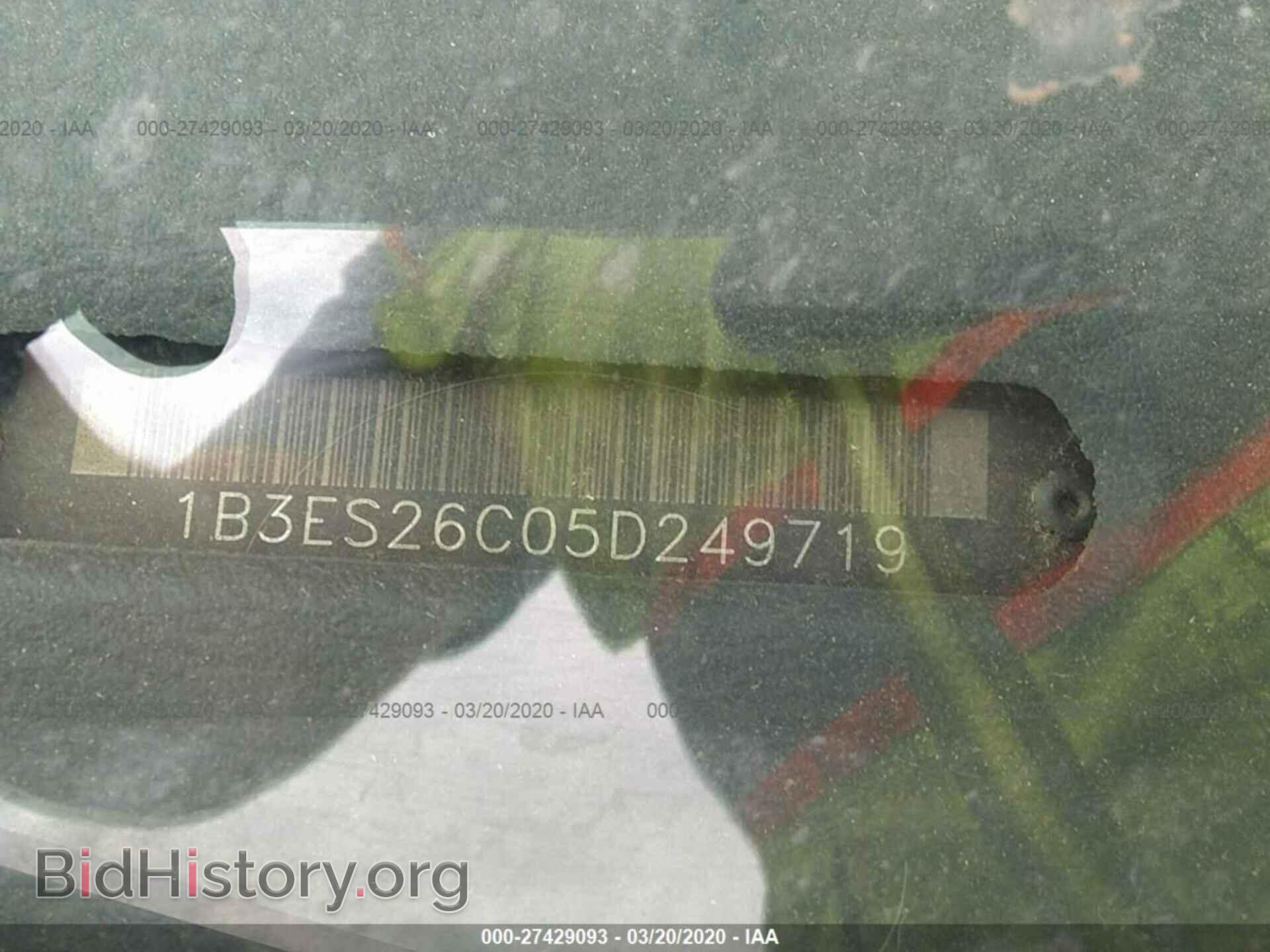 2005 DODGE NEON - VIN: 1B3ES26C05D249719 - Фото 9