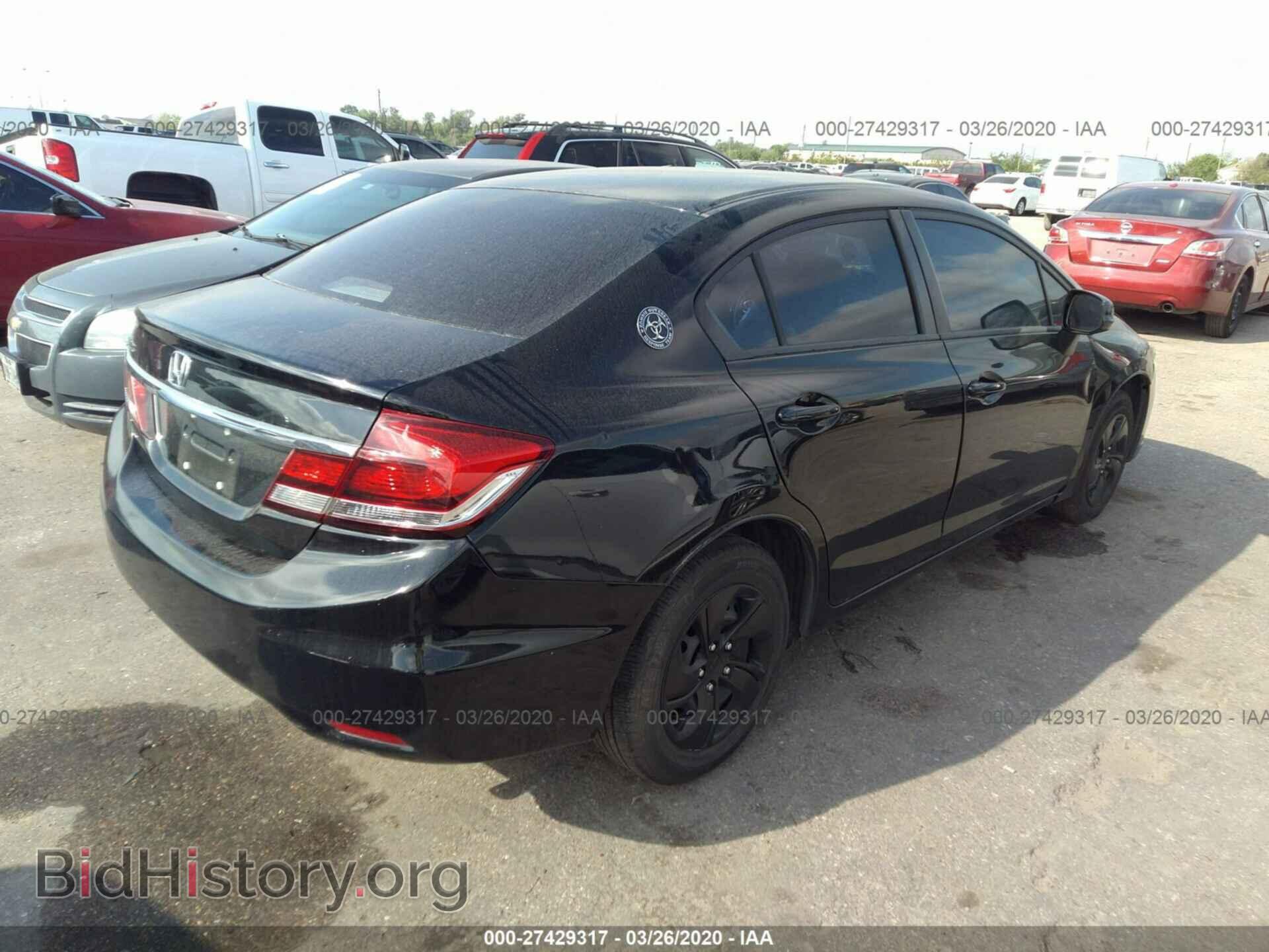 2013 HONDA CIVIC - VIN: 19XFB2F52DE096987 - Фото 4