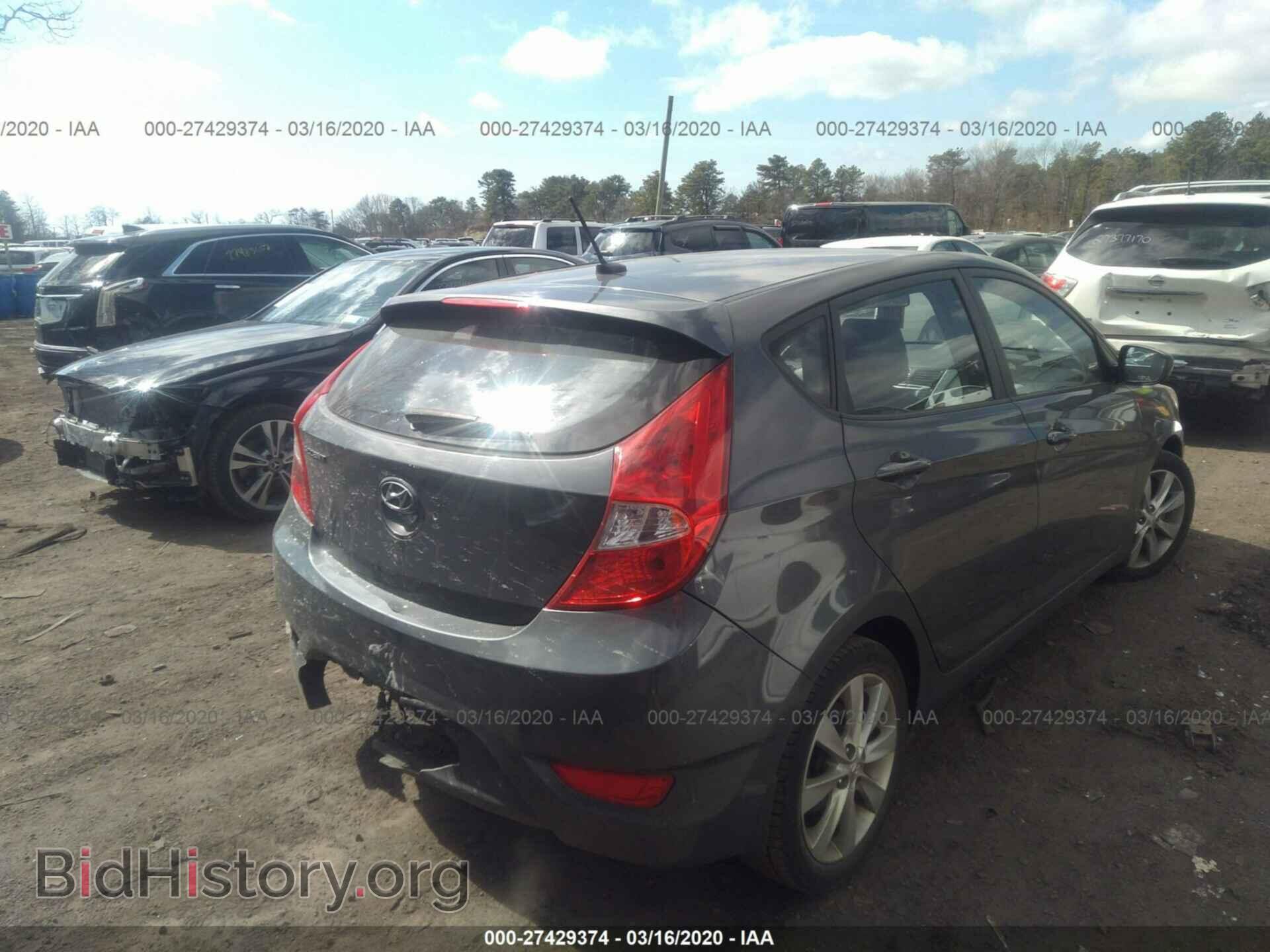 2012 HYUNDAI ACCENT - VIN: KMHCU5AE7CU019596 - Фото 4