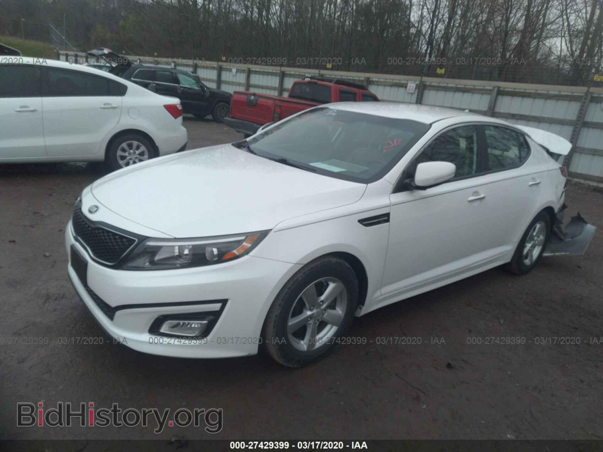 2015 KIA OPTIMA - VIN: KNAGM4A73F5611378 - Photo 2