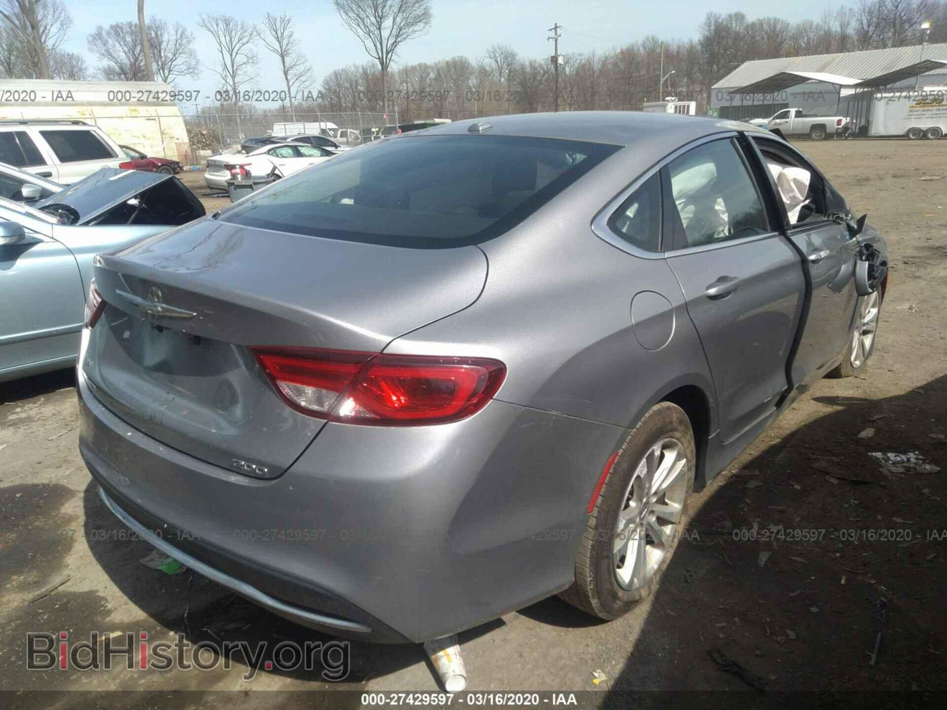 2016 CHRYSLER 200 - VIN: 1C3CCCAB2GN106294 - Фото 4