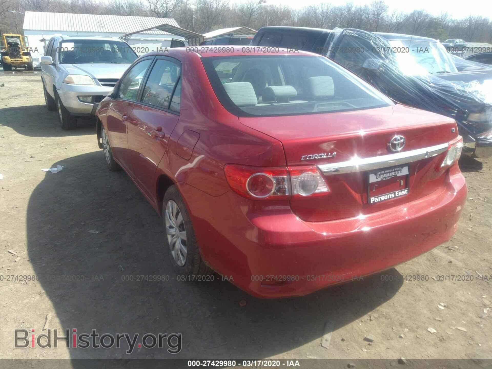 2012 TOYOTA COROLLA - VIN: 2T1BU4EE5CC782024 - Фото 3