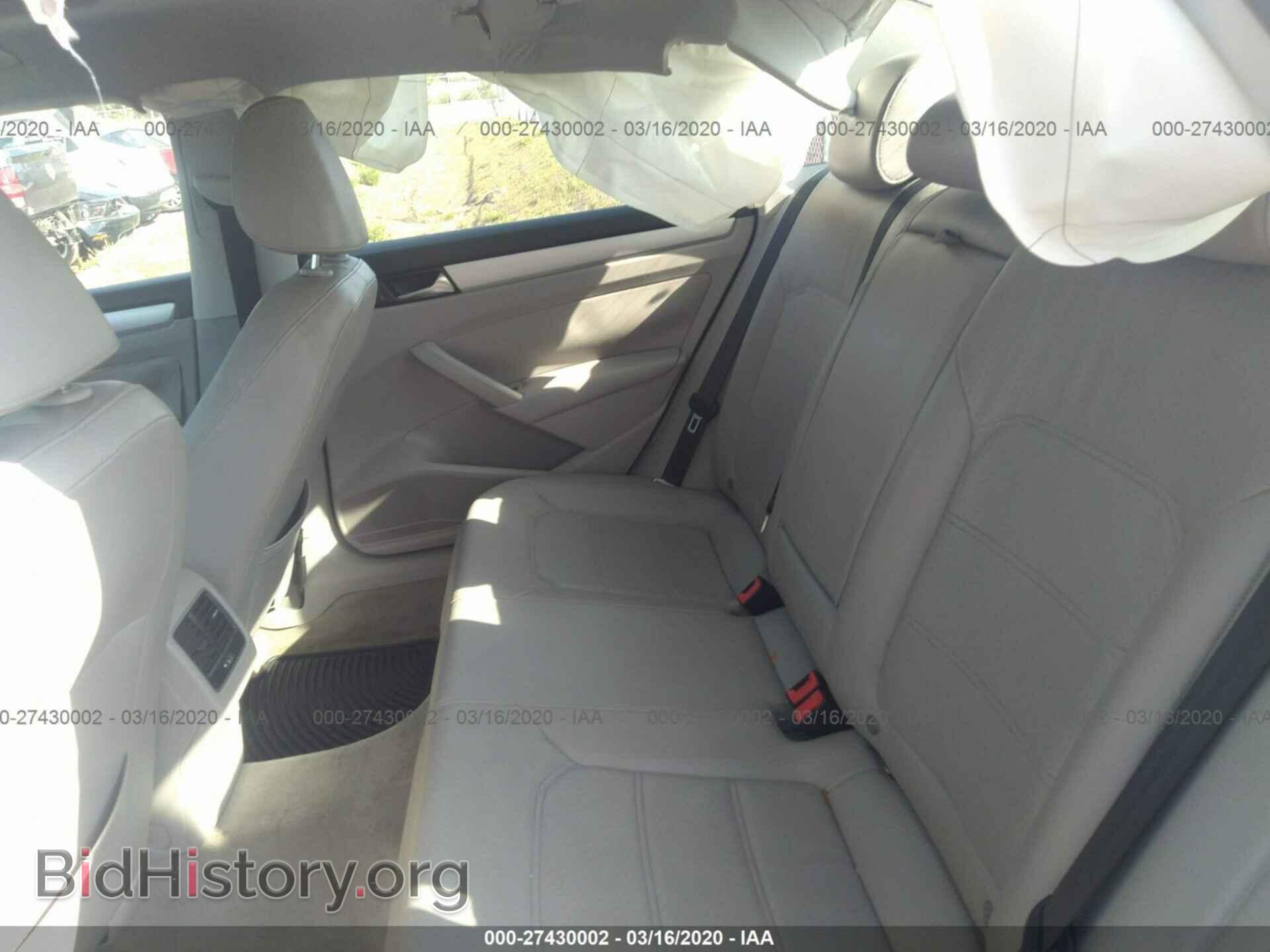2013 VOLKSWAGEN PASSAT - VIN: 1VWBP7A31DC115682 - Фото 8