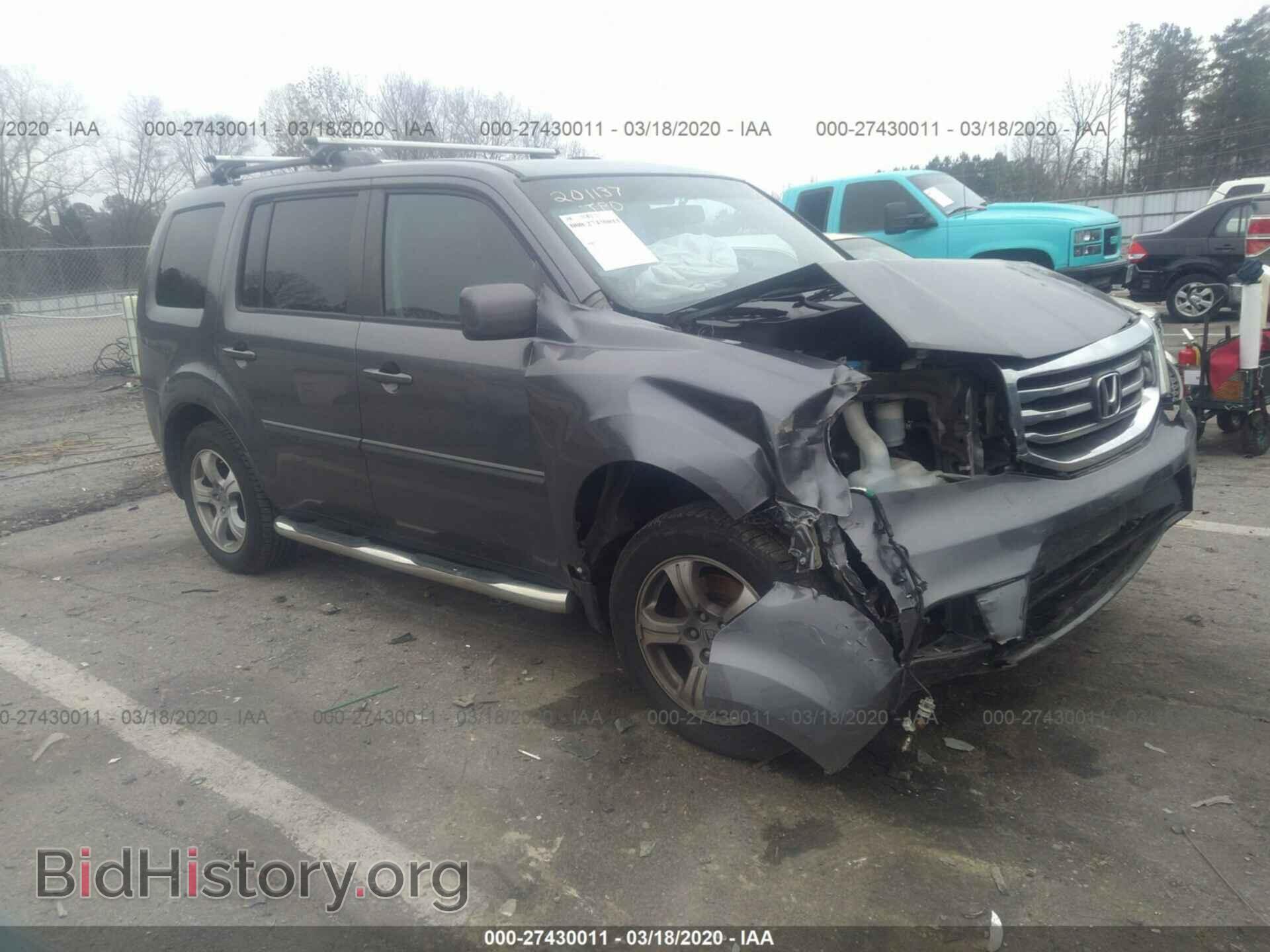 Фотография 5FNYF4H54FB001042 - HONDA PILOT 2015