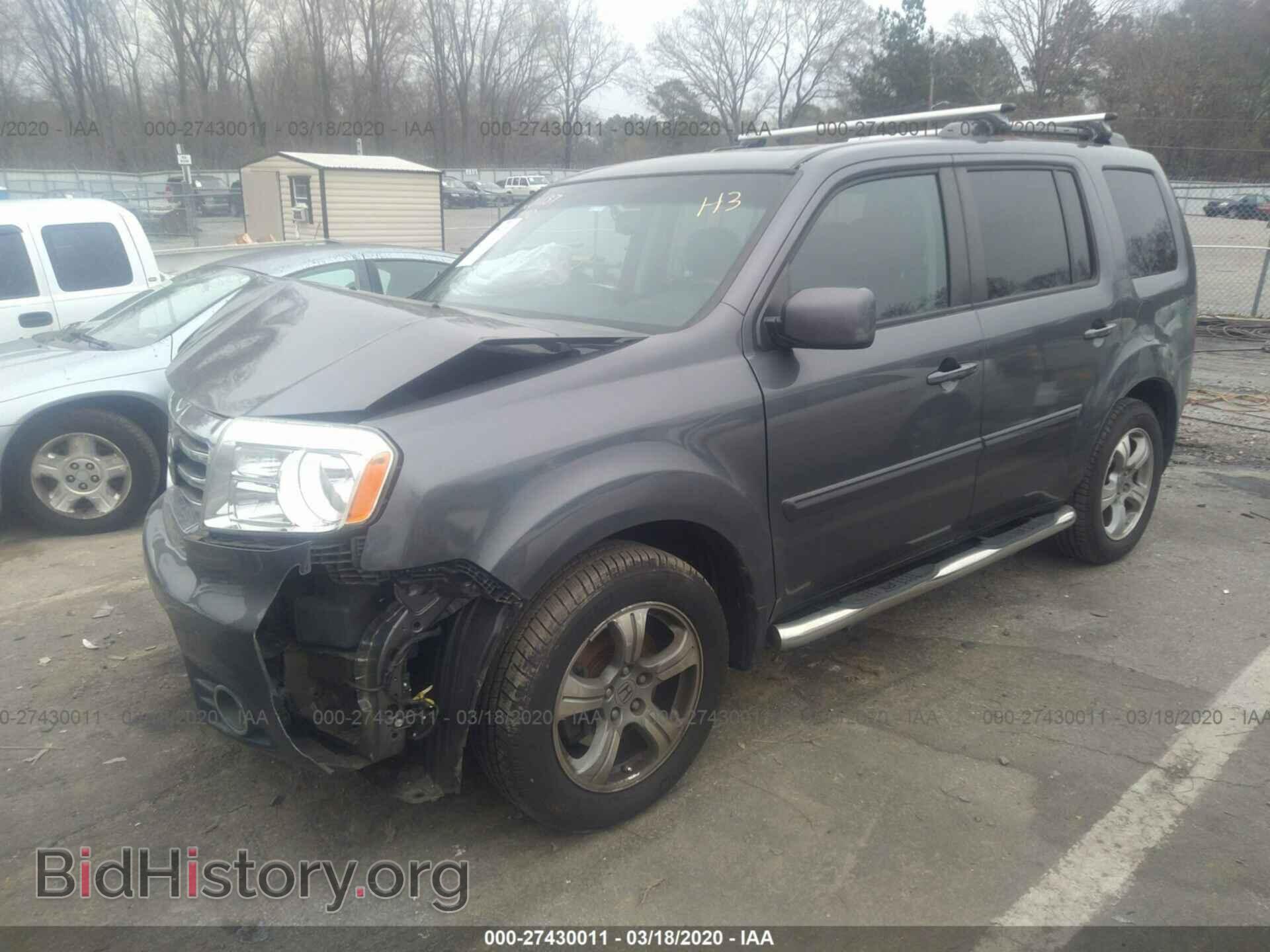 2015 HONDA PILOT - VIN: 5FNYF4H54FB001042 - Фото 2