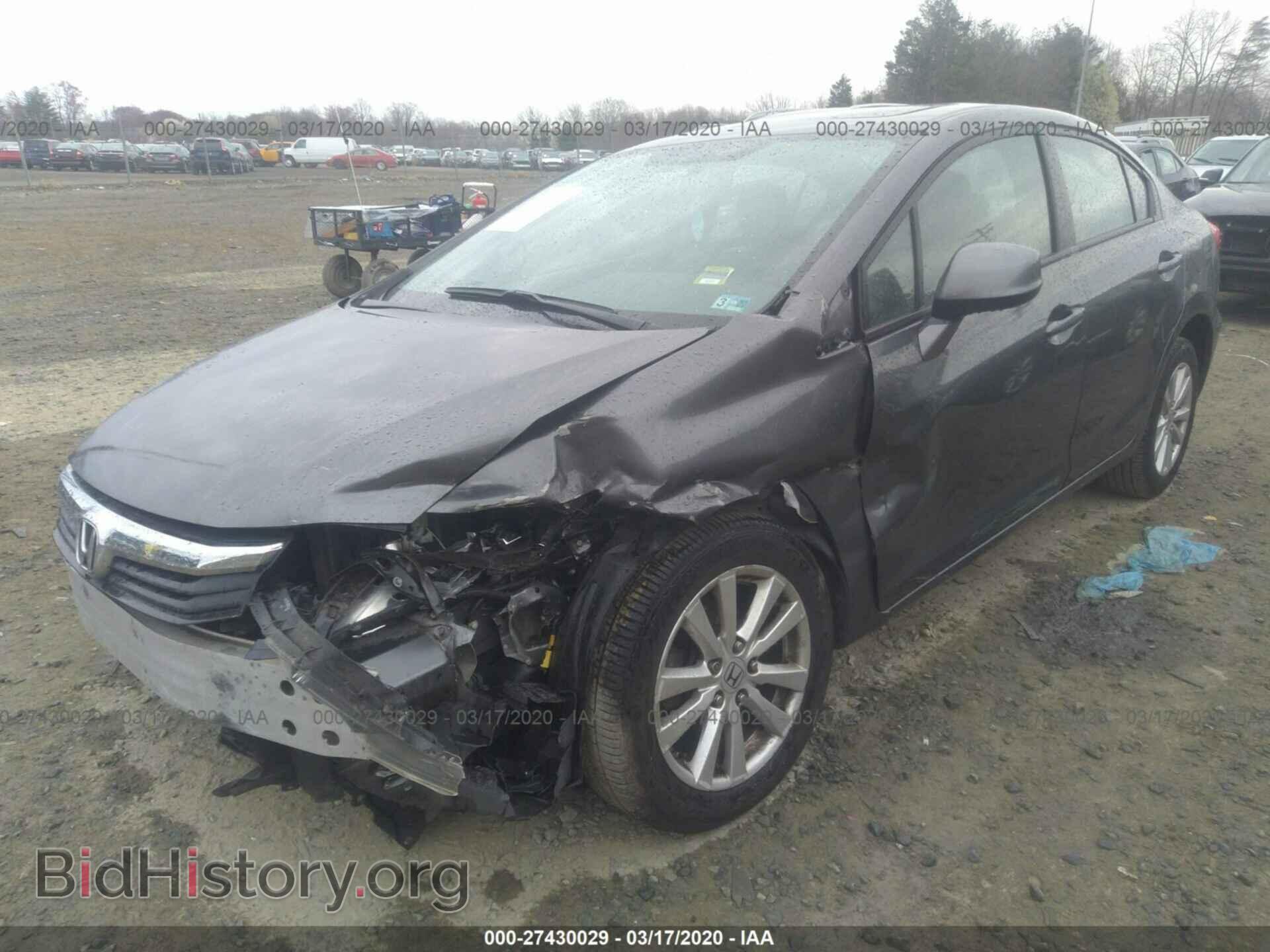 2012 HONDA CIVIC - VIN: 19XFB2F92CE312113 - Фото 2