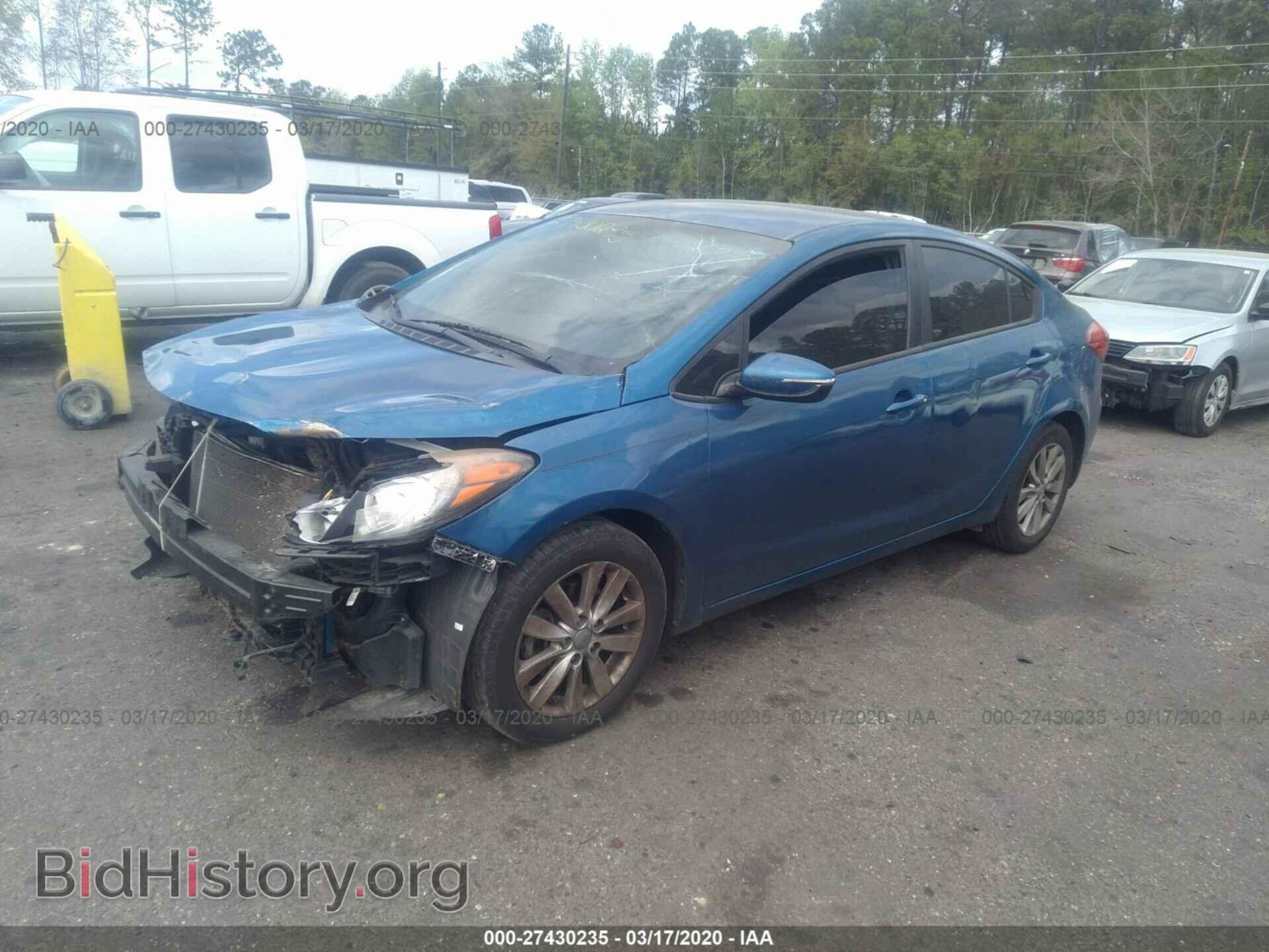 2014 KIA FORTE - VIN: KNAFX4A64E5216439 - Фото 2