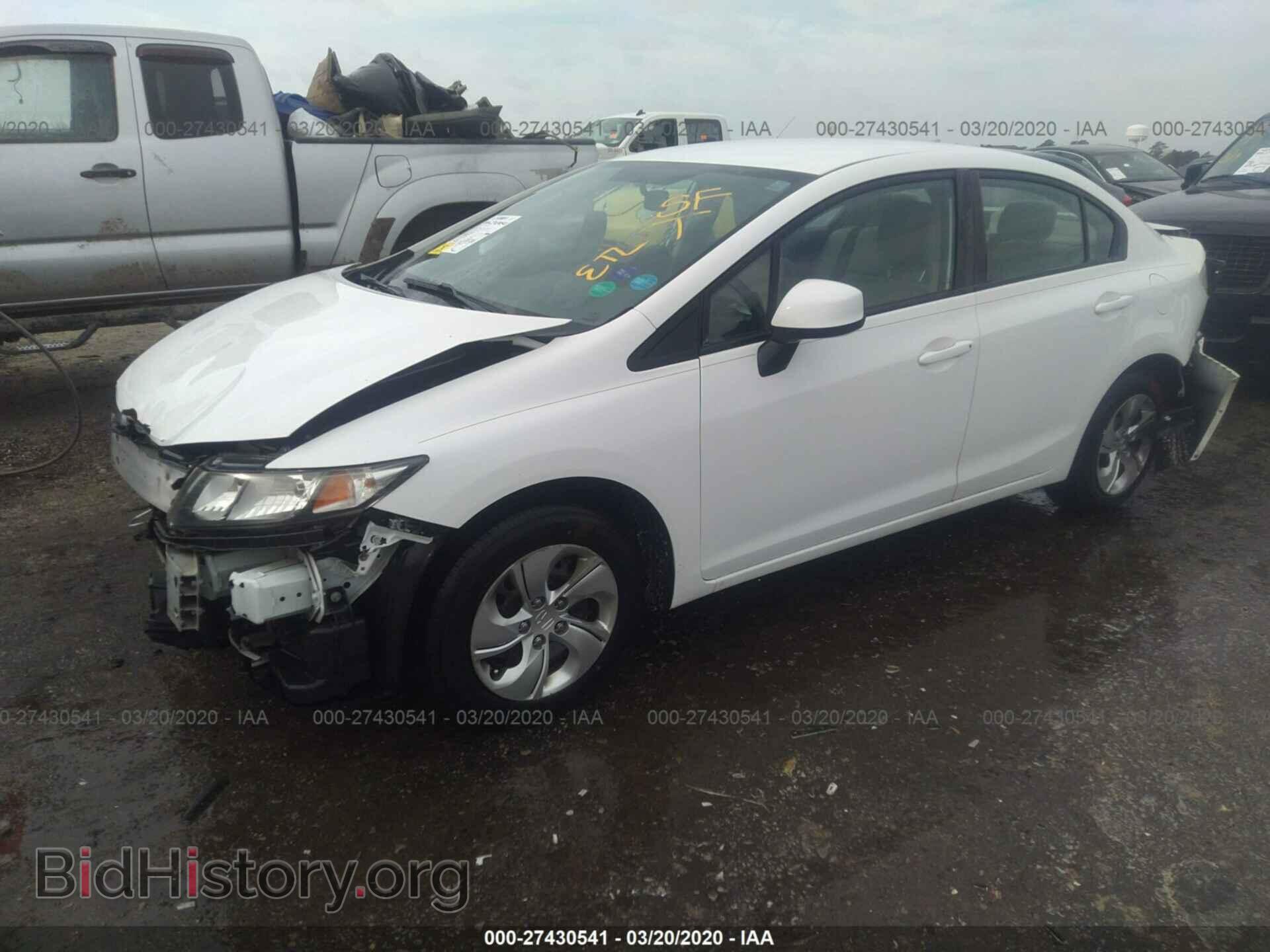 2013 HONDA CIVIC - VIN: 2HGFB2F56DH537753 - Фото 2