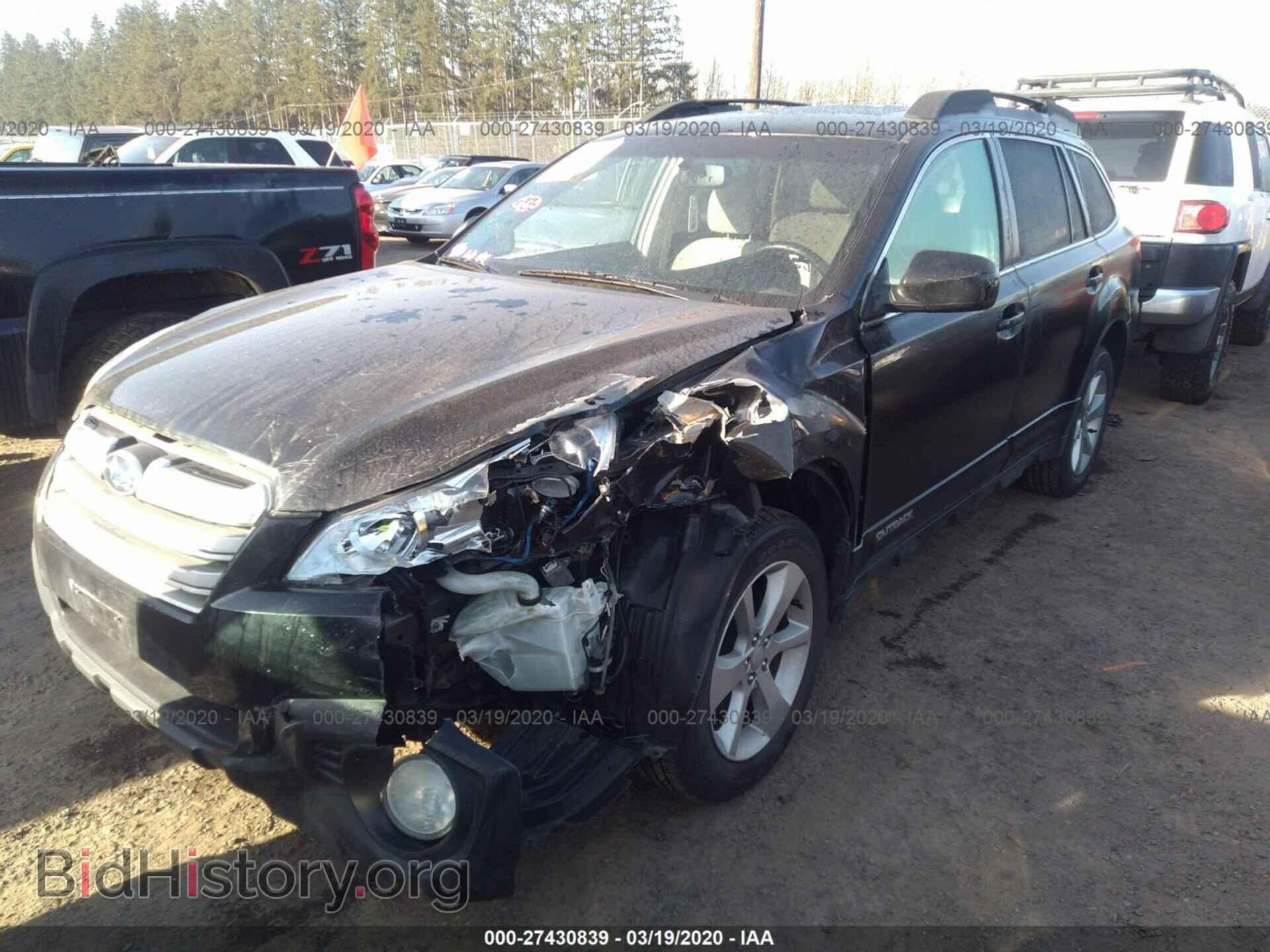 2013 SUBARU OUTBACK - VIN: 4S4BRBGC9D3307113 - Фото 2