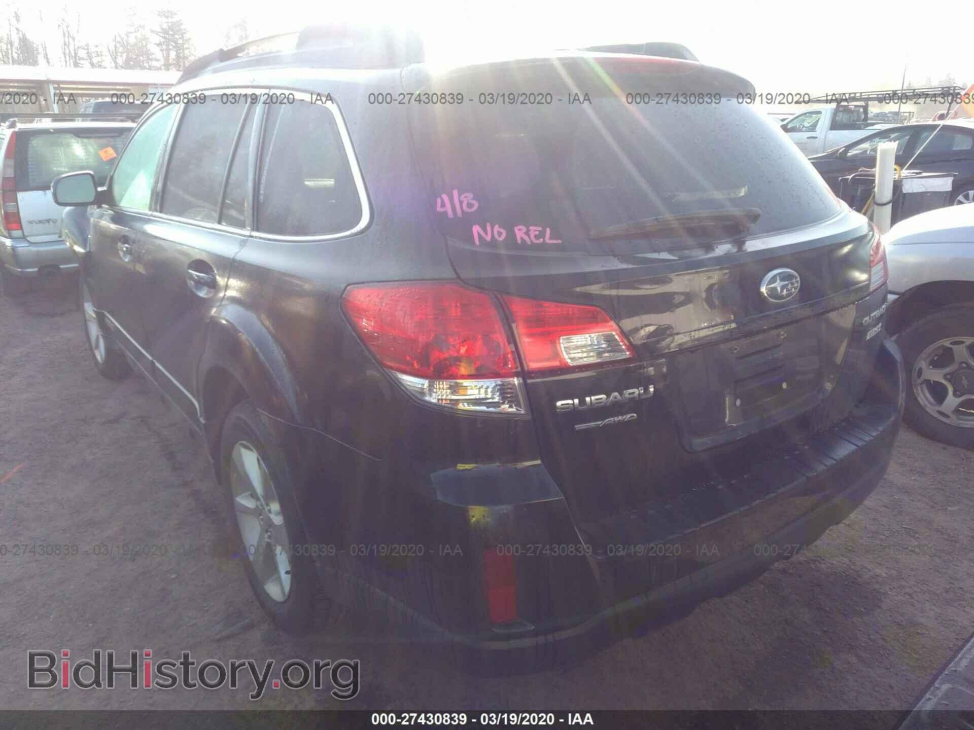2013 SUBARU OUTBACK - VIN: 4S4BRBGC9D3307113 - Фото 3