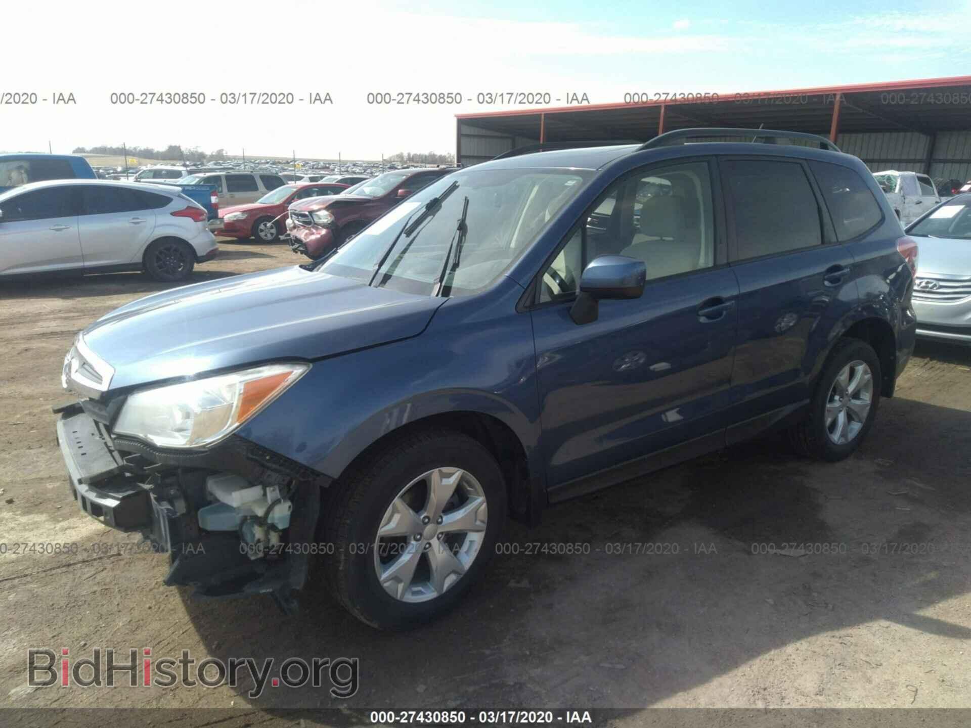 2014 SUBARU FORESTER - VIN: JF2SJAEC7EH503274 - Фото 2