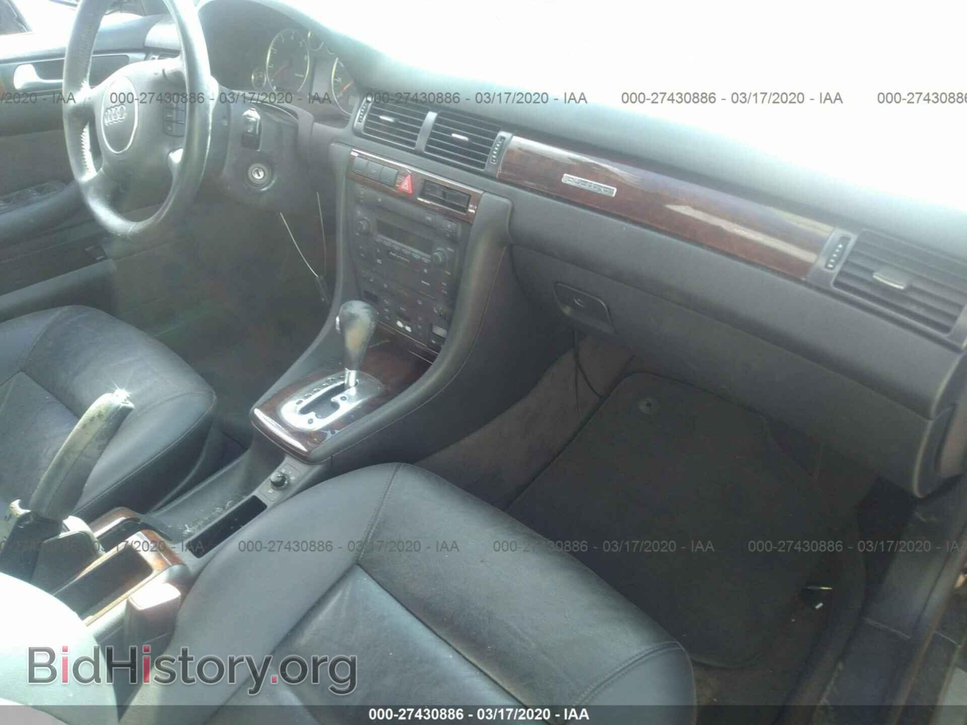 2004 AUDI A6 - VIN: WAULD64B84N022687 - Photo 5