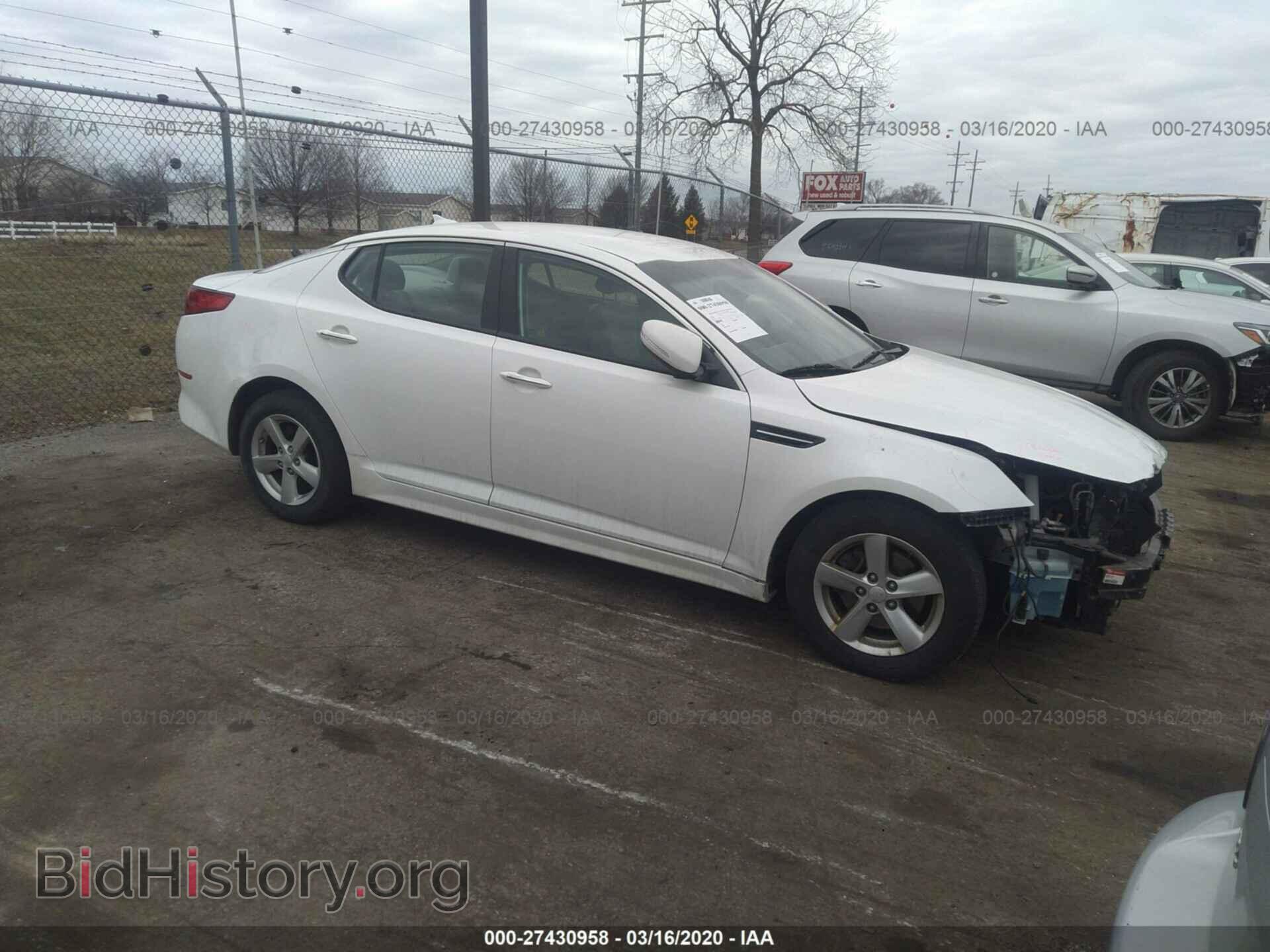 Photo KNAGM4A71F5573343 - KIA OPTIMA 2015