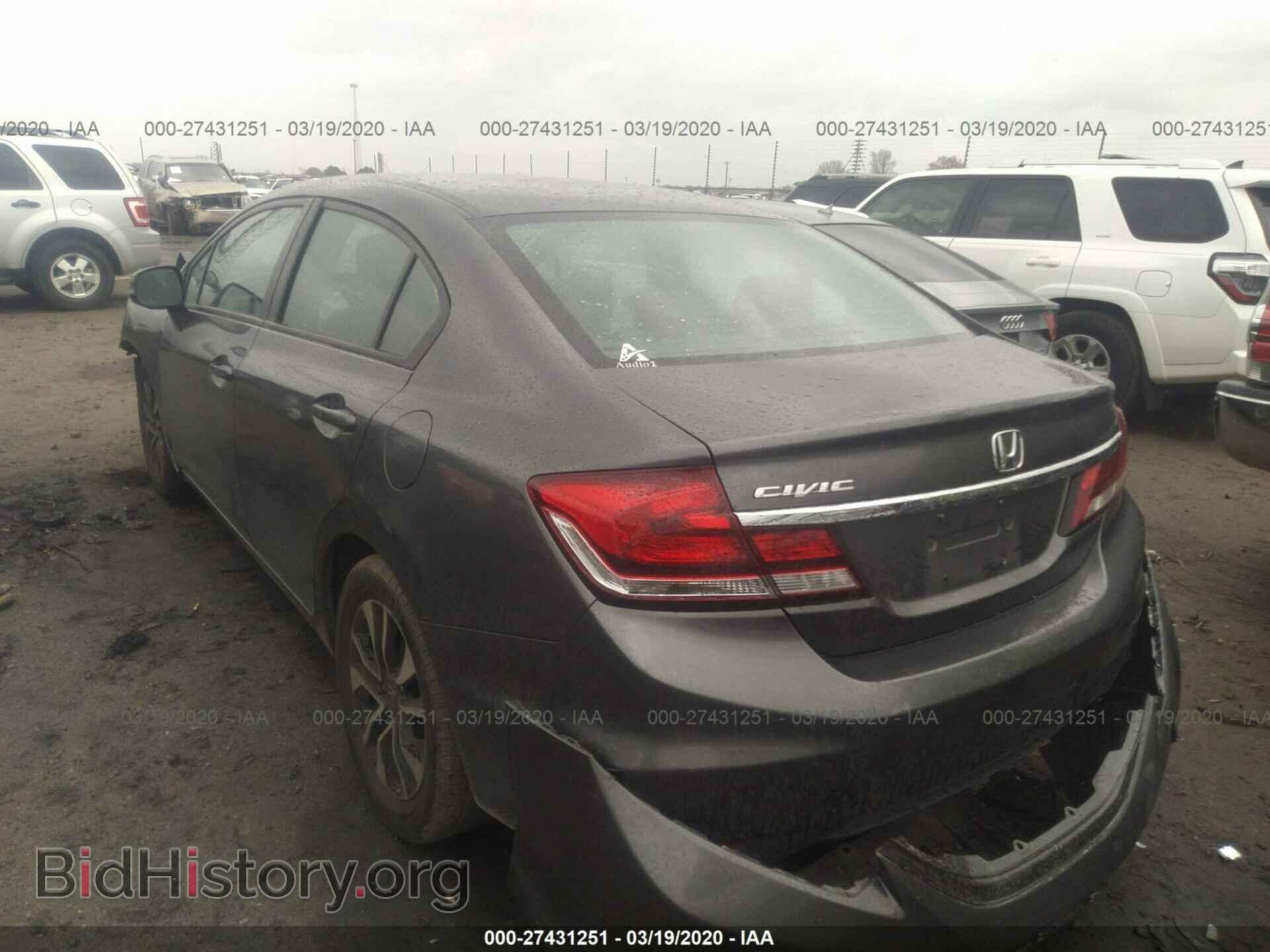 2013 HONDA CIVIC - VIN: 19XFB2F82DE053955 - Фото 3