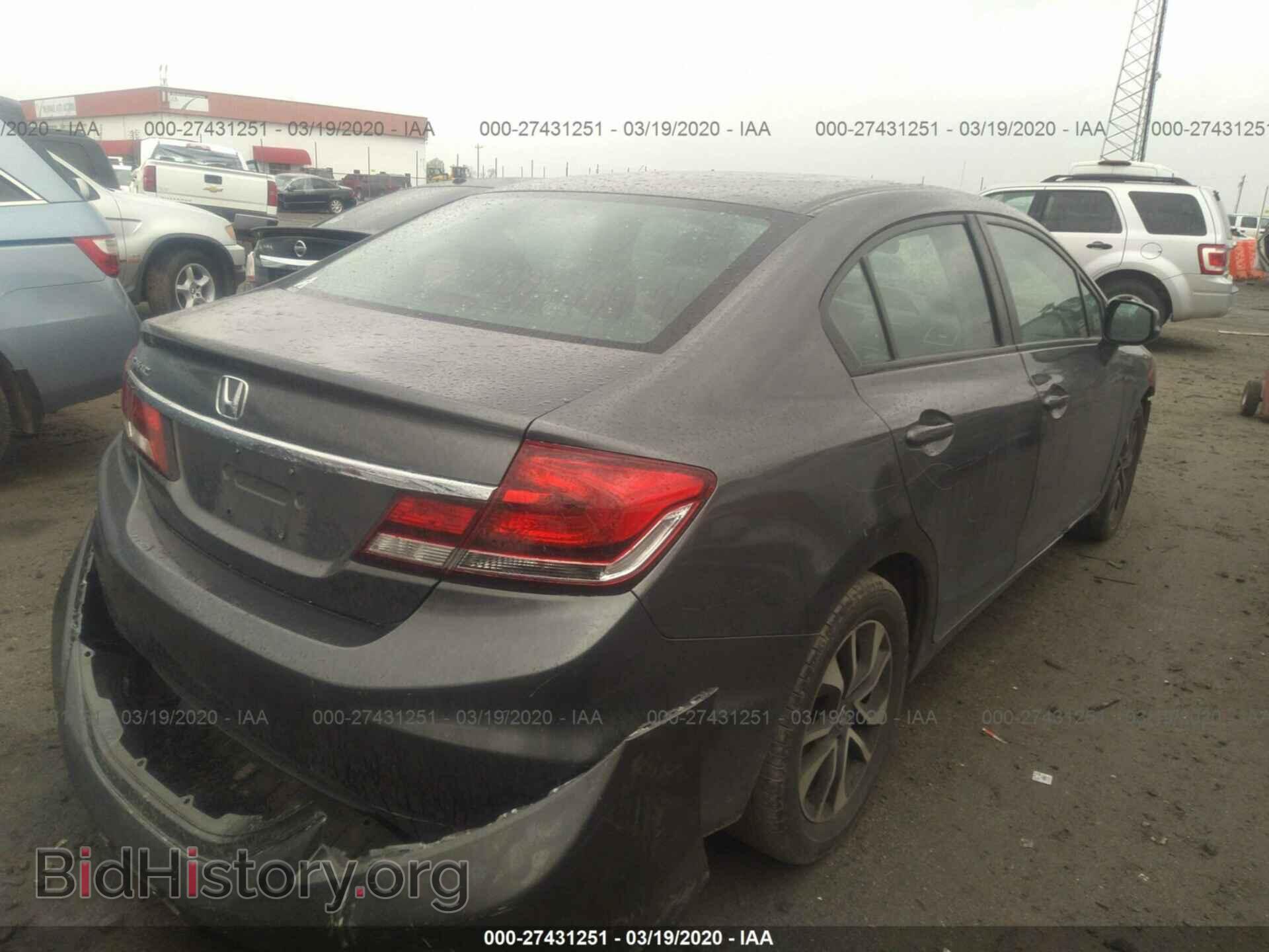 2013 HONDA CIVIC - VIN: 19XFB2F82DE053955 - Фото 4