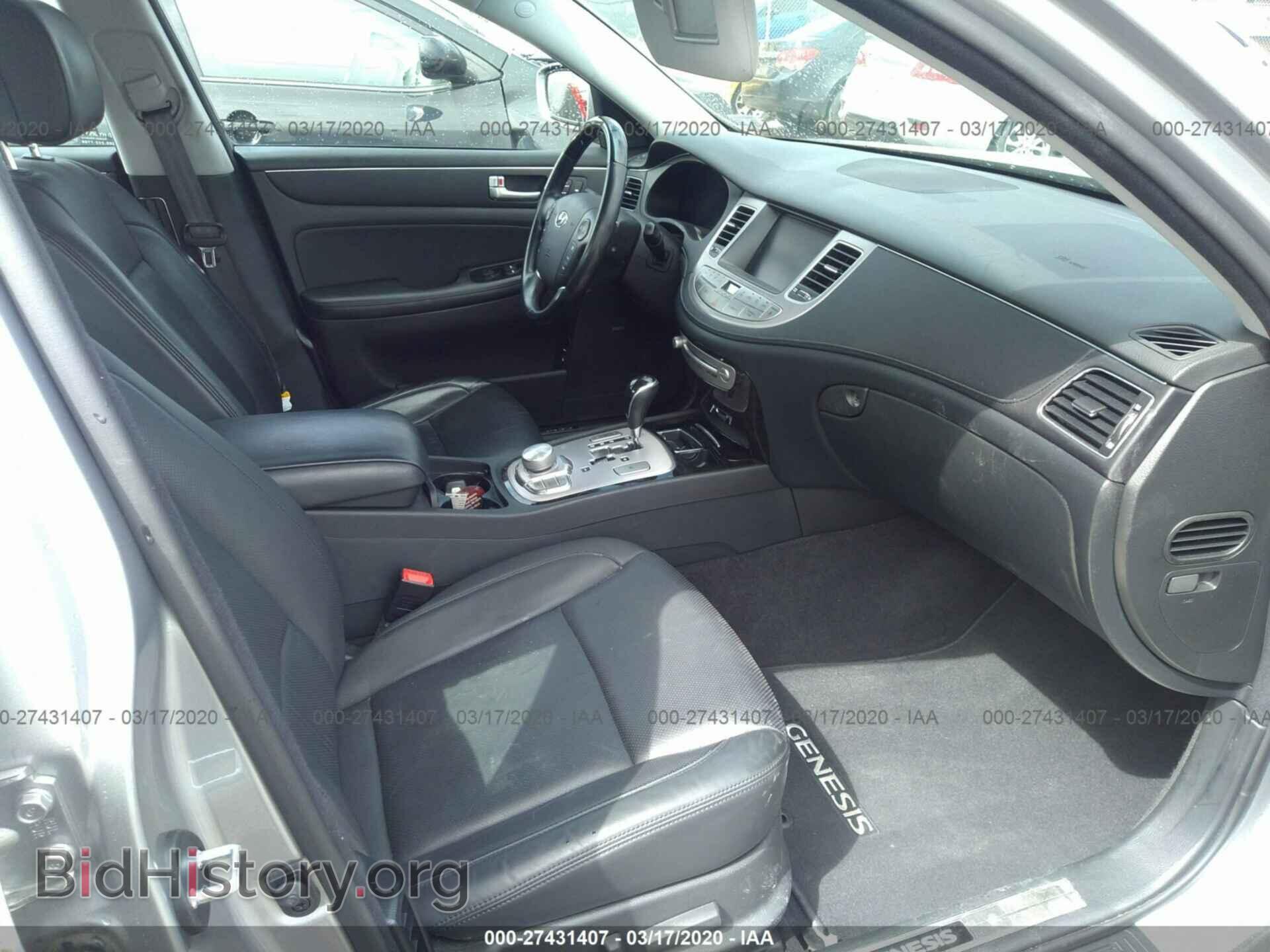 2012 HYUNDAI GENESIS - VIN: KMHGC4DF1CU155709 - Фото 5