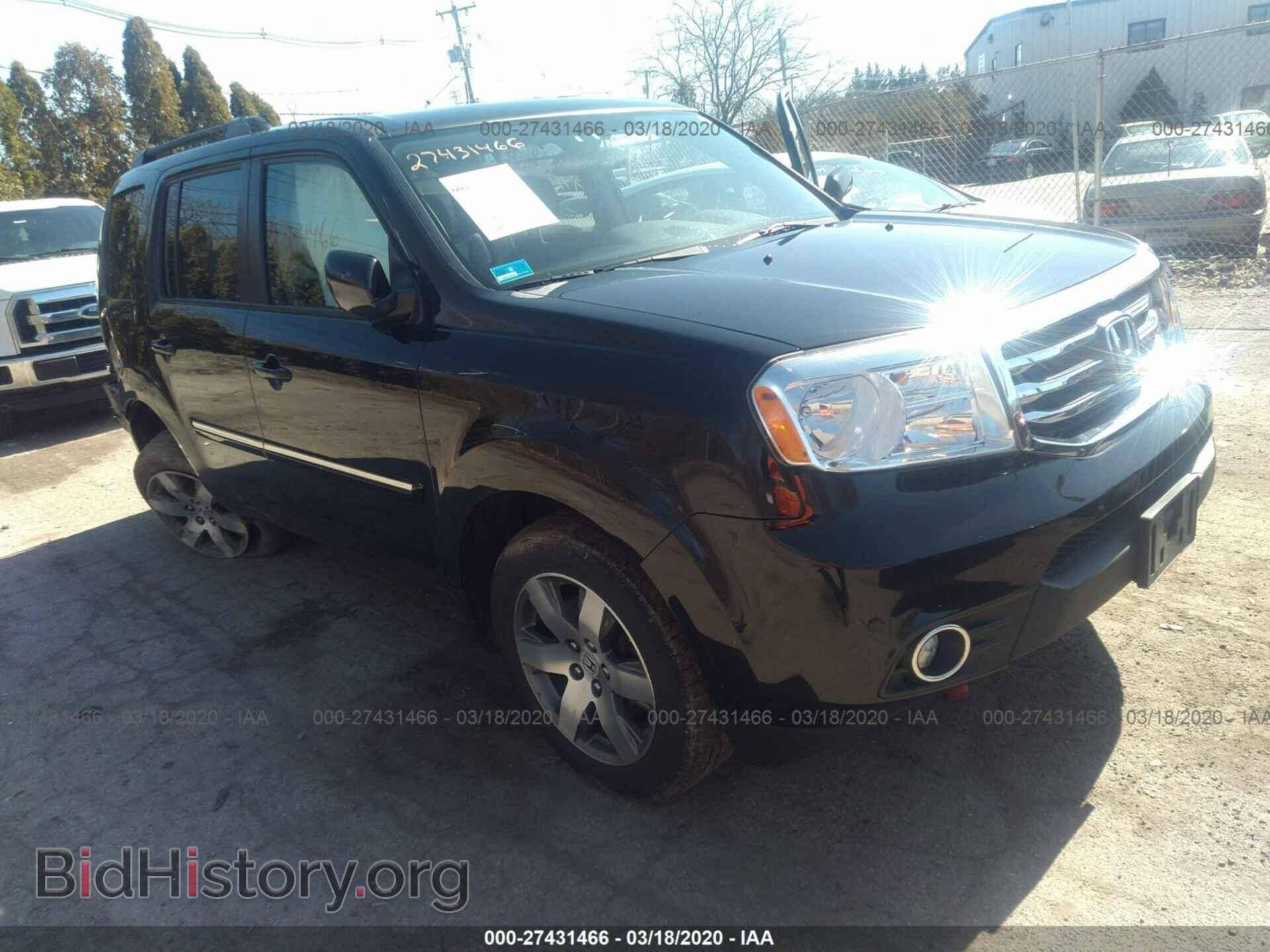 Фотография 5FNYF4H96EB029846 - HONDA PILOT 2014