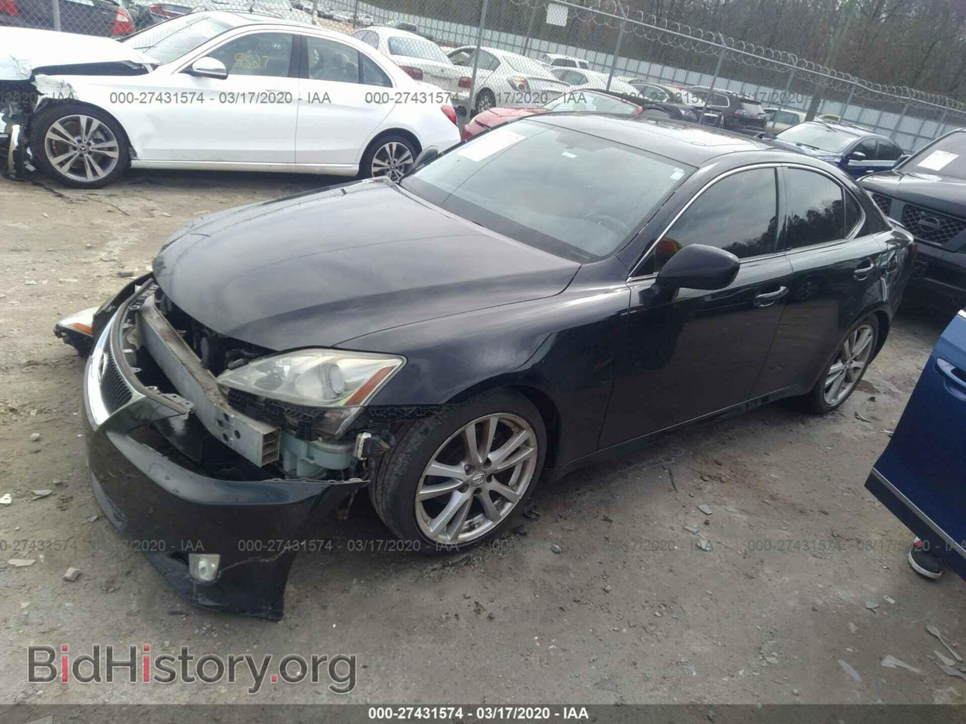 2007 LEXUS IS - VIN: JTHBK262575026662 - Фото 2