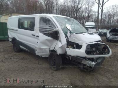2018 Ford TRANSIT T-250, белый — VIN 1FTYR1YM3JKA63461, IAAI