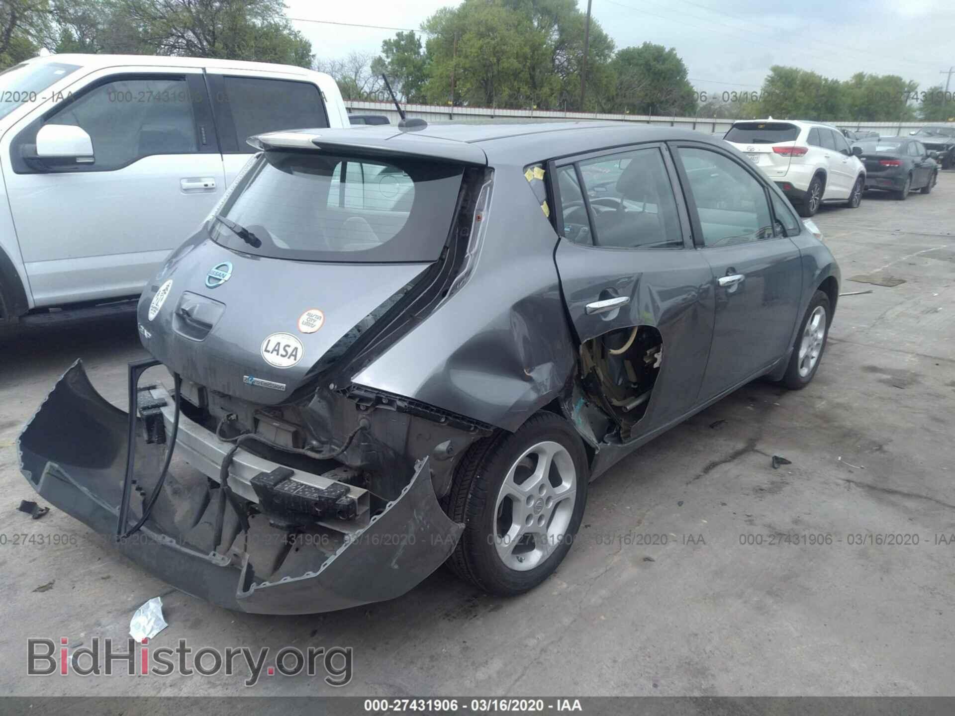 2015 NISSAN LEAF - VIN: 1N4AZ0CP6FC304143 - Фото 4