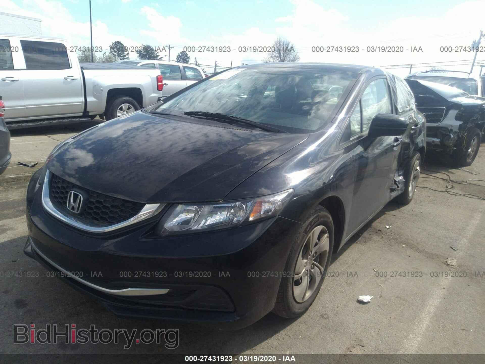 2014 HONDA CIVIC - VIN: 2HGFB2F53EH525643 - Photo 2