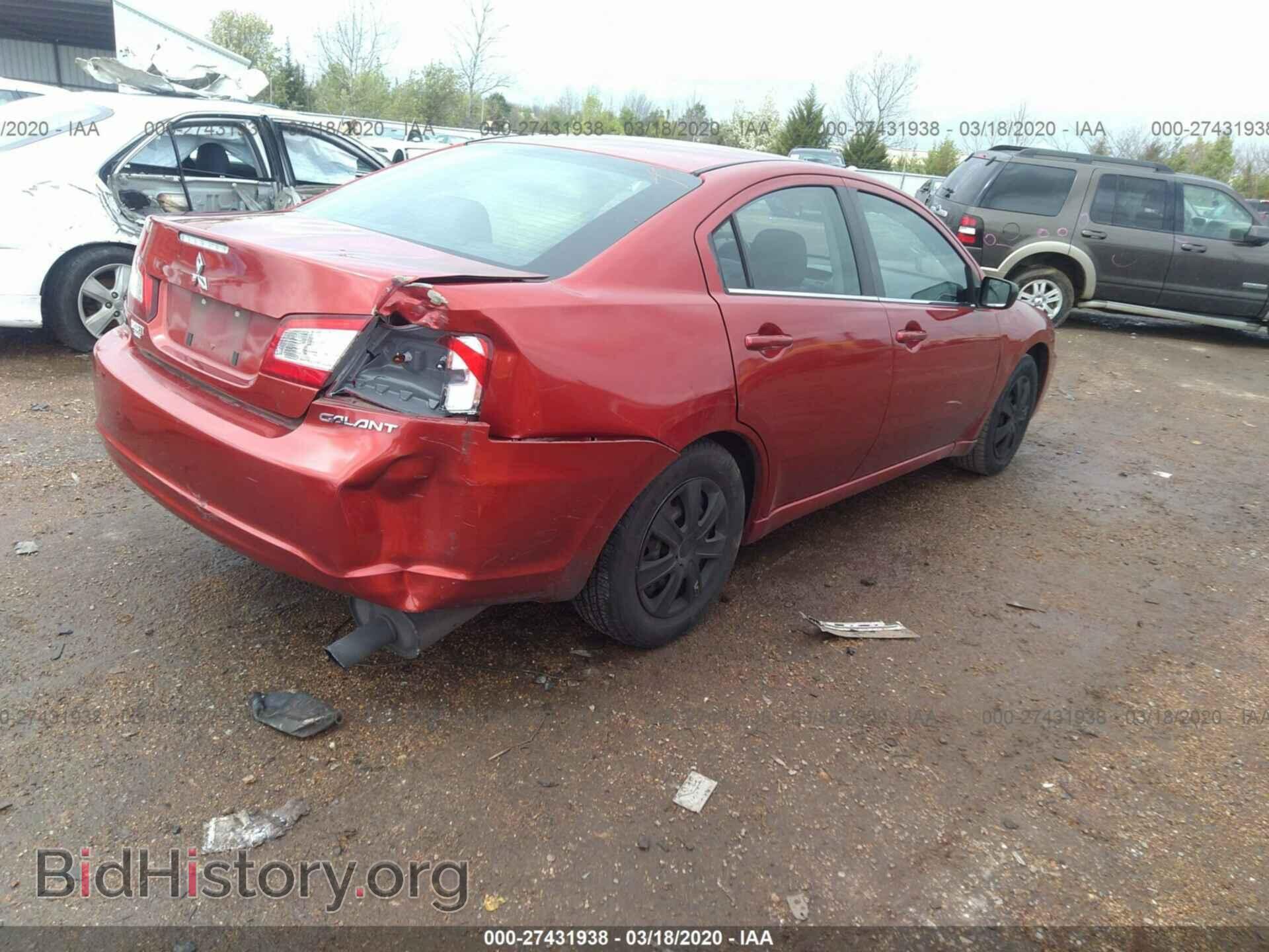 2012 MITSUBISHI GALANT - VIN: 4A32B3FF4CE023107 - Фото 4