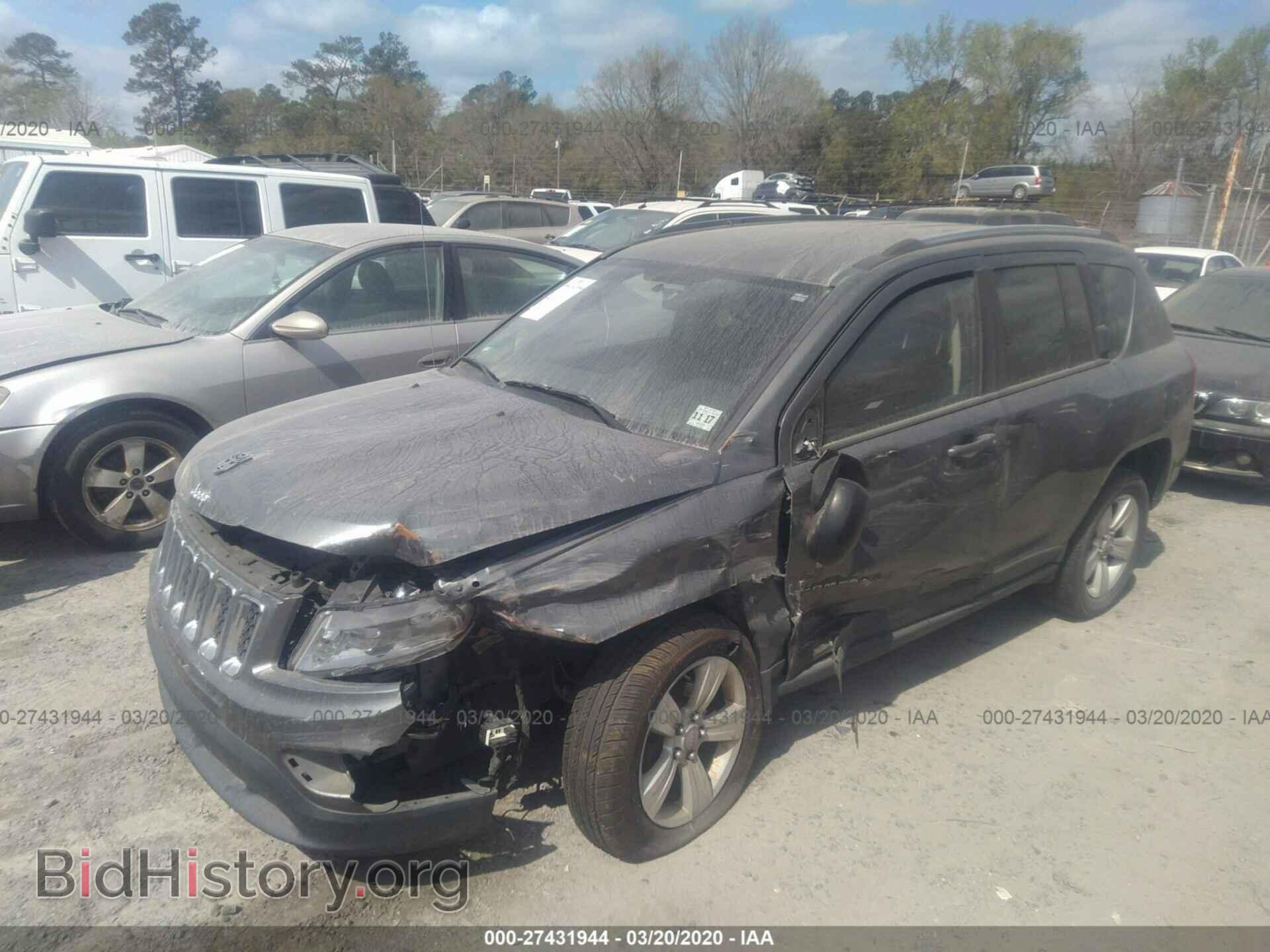 2012 JEEP COMPASS - VIN: 1C4NJCBB0CD505391 - Фото 2