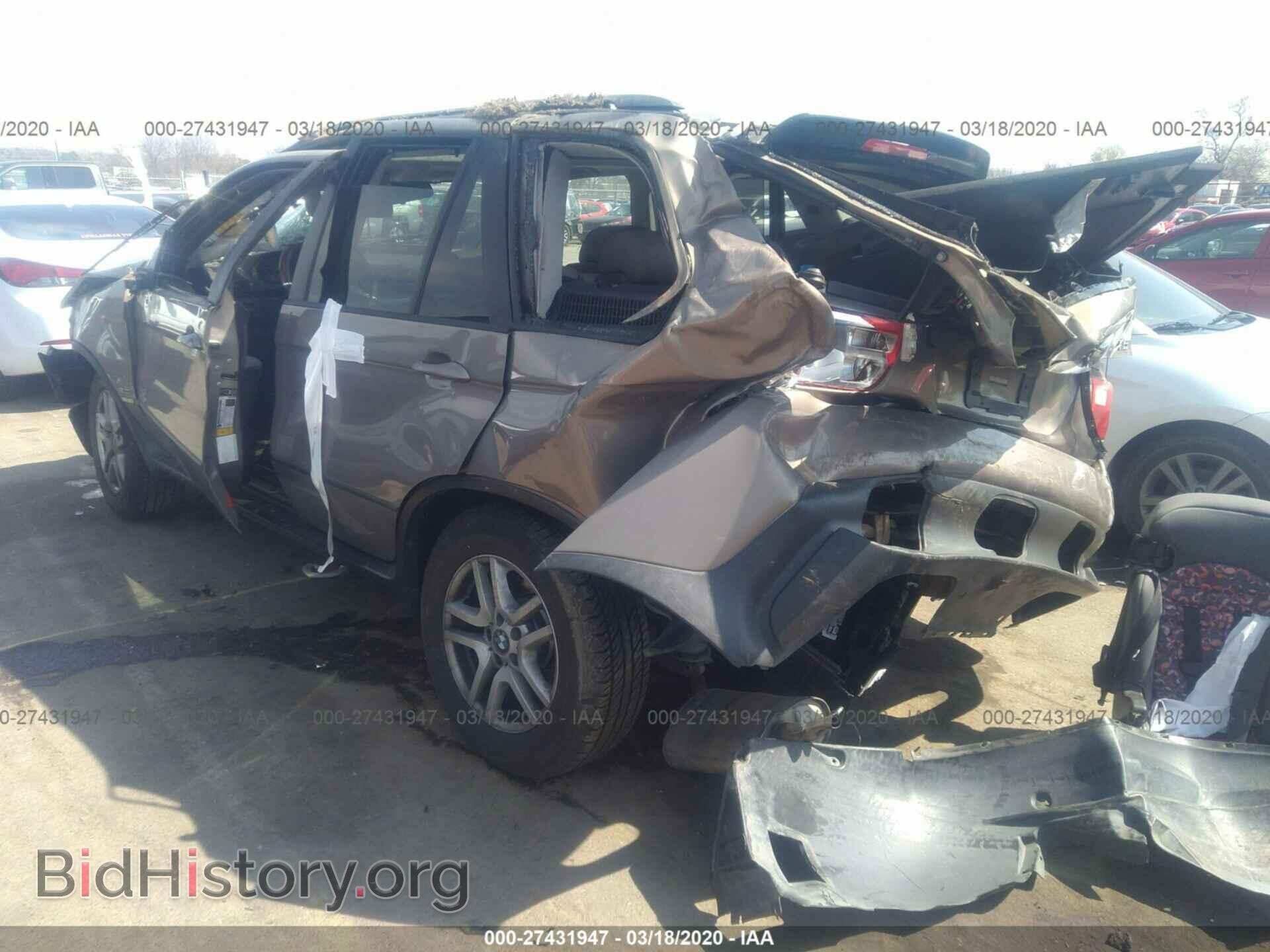 2006 BMW X5 - VIN: 5UXFA13566LY35501 - Фото 3