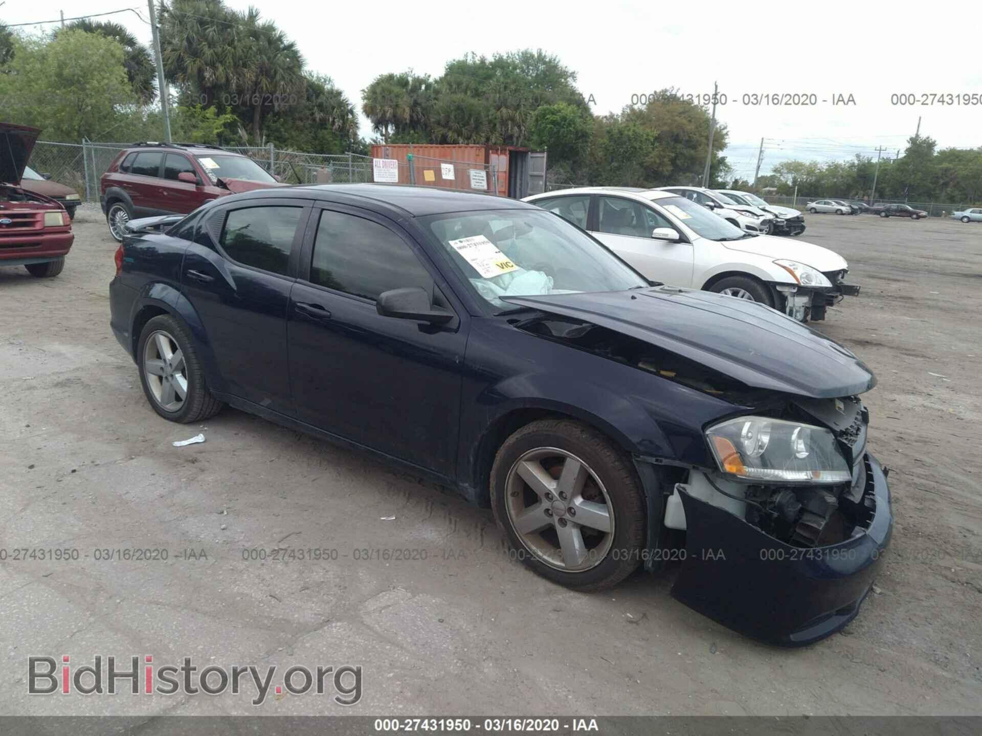 Photo 1C3CDZAB3EN228322 - DODGE AVENGER 2014