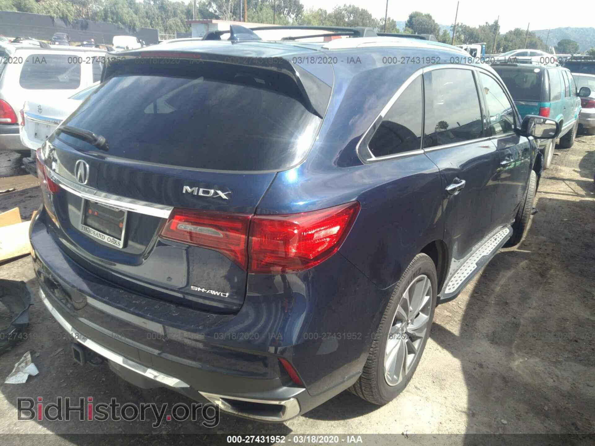 2017 ACURA MDX - VIN: 5FRYD4H53HB023072 - Фото 4
