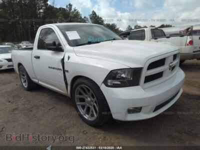 2012 RAM 1500 ST, белый — VIN 3C6JD6AT0CG183296, IAAI