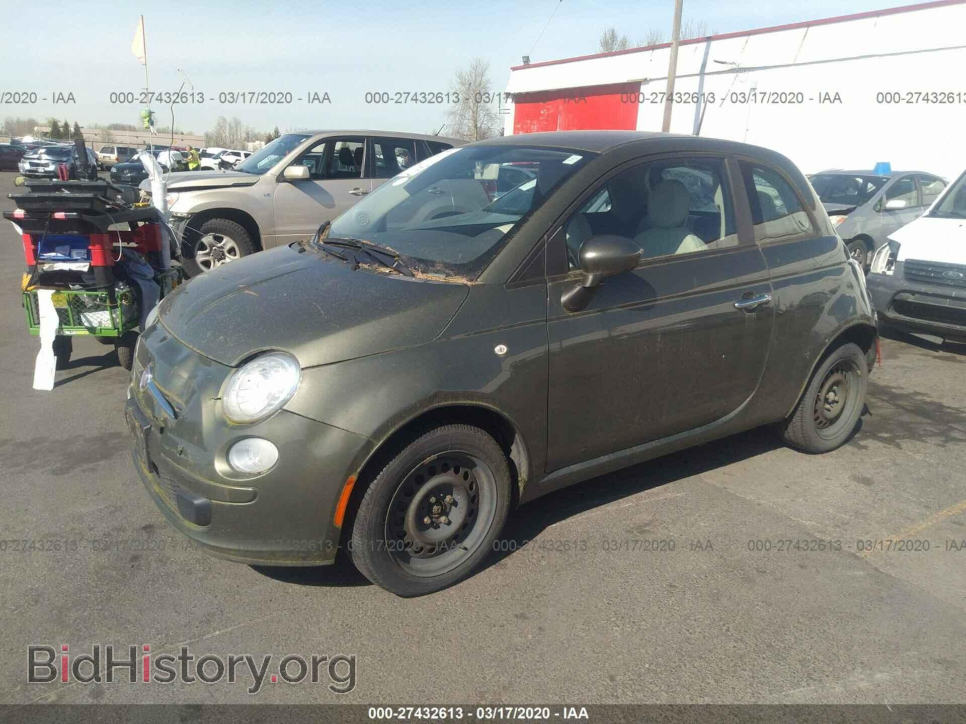 2012 FIAT 500 - VIN: 3C3CFFAR0CT384384 - Фото 2