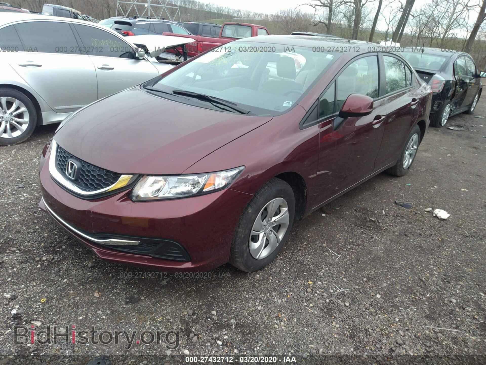 2013 HONDA CIVIC - VIN: 19XFB2F50DE083672 - Фото 2